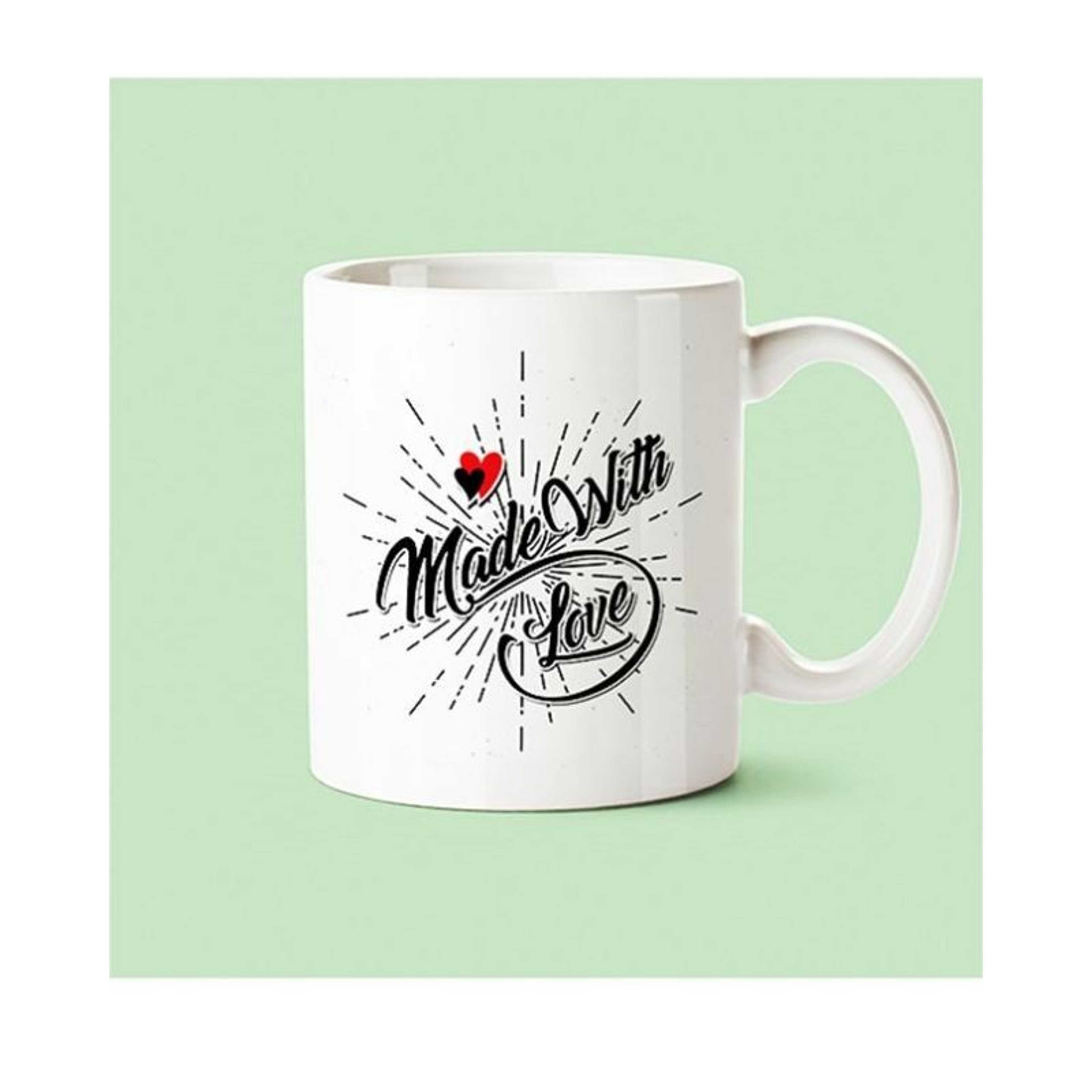 "Made With Love" Ceramic Mug - Product Main Image