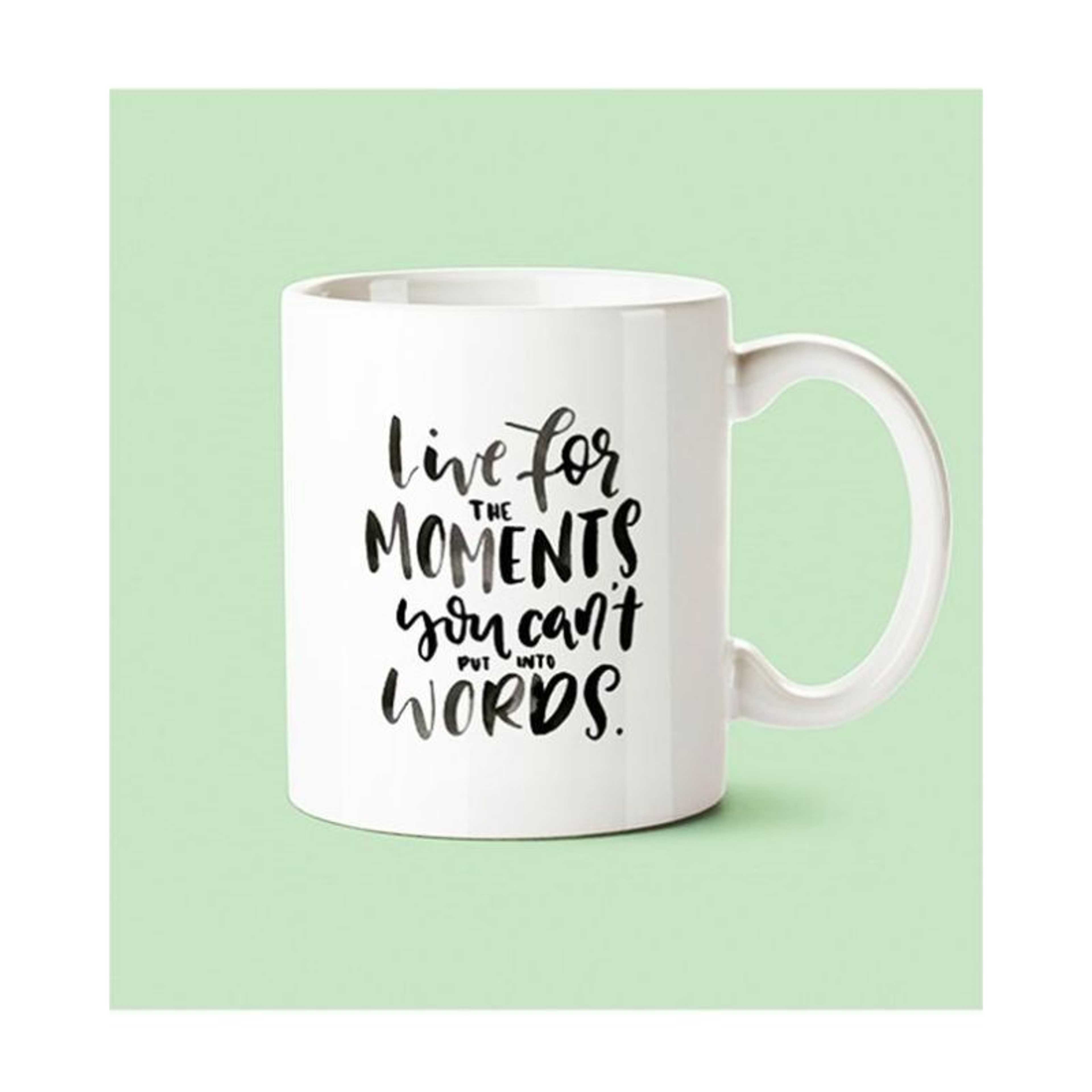 "Line For The Movements You Can'T Put Into Words" Ceramic Mug - Product Main Image