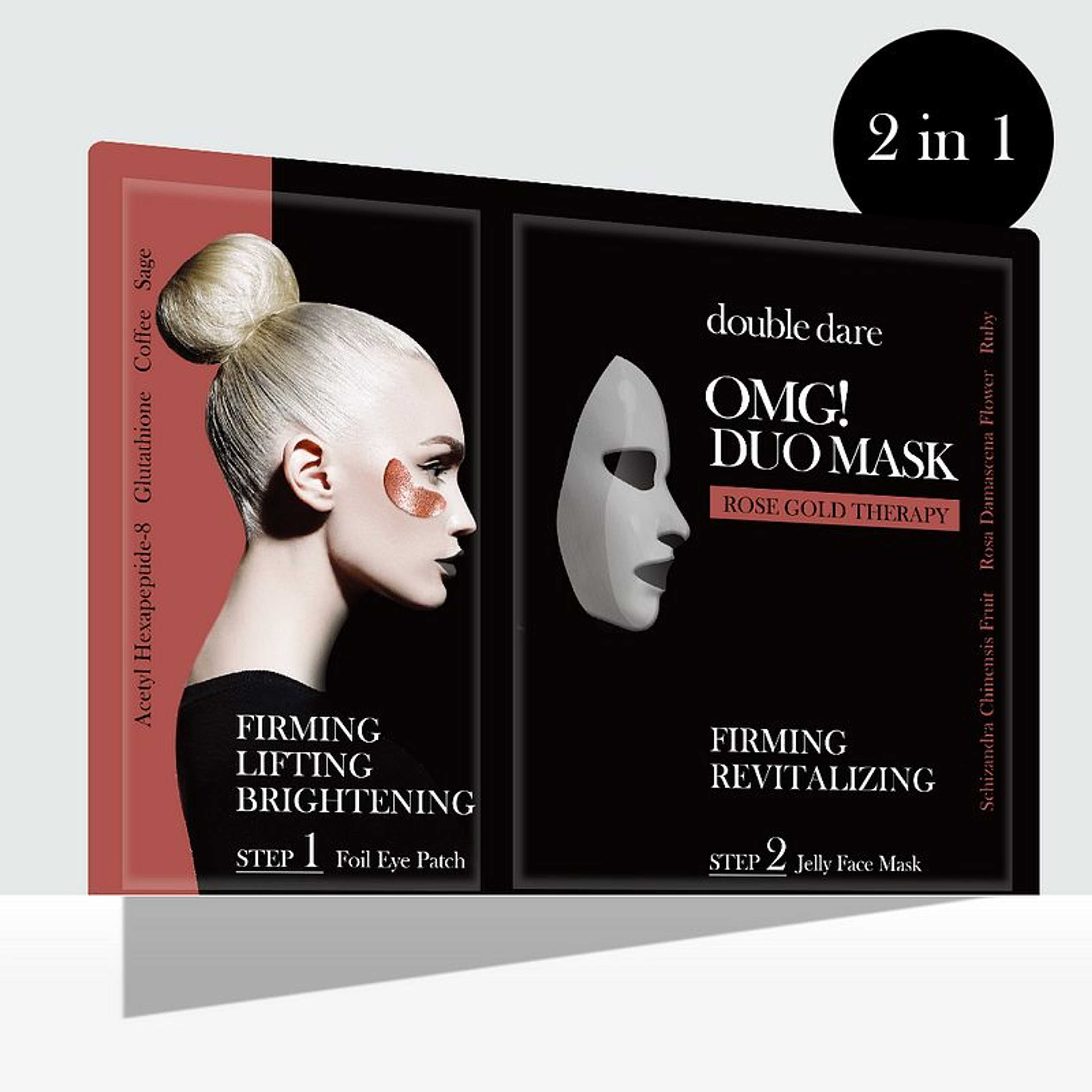 Double Dare OMG! DUO MASK ROSE GOLD THERAPY - Product Main Image
