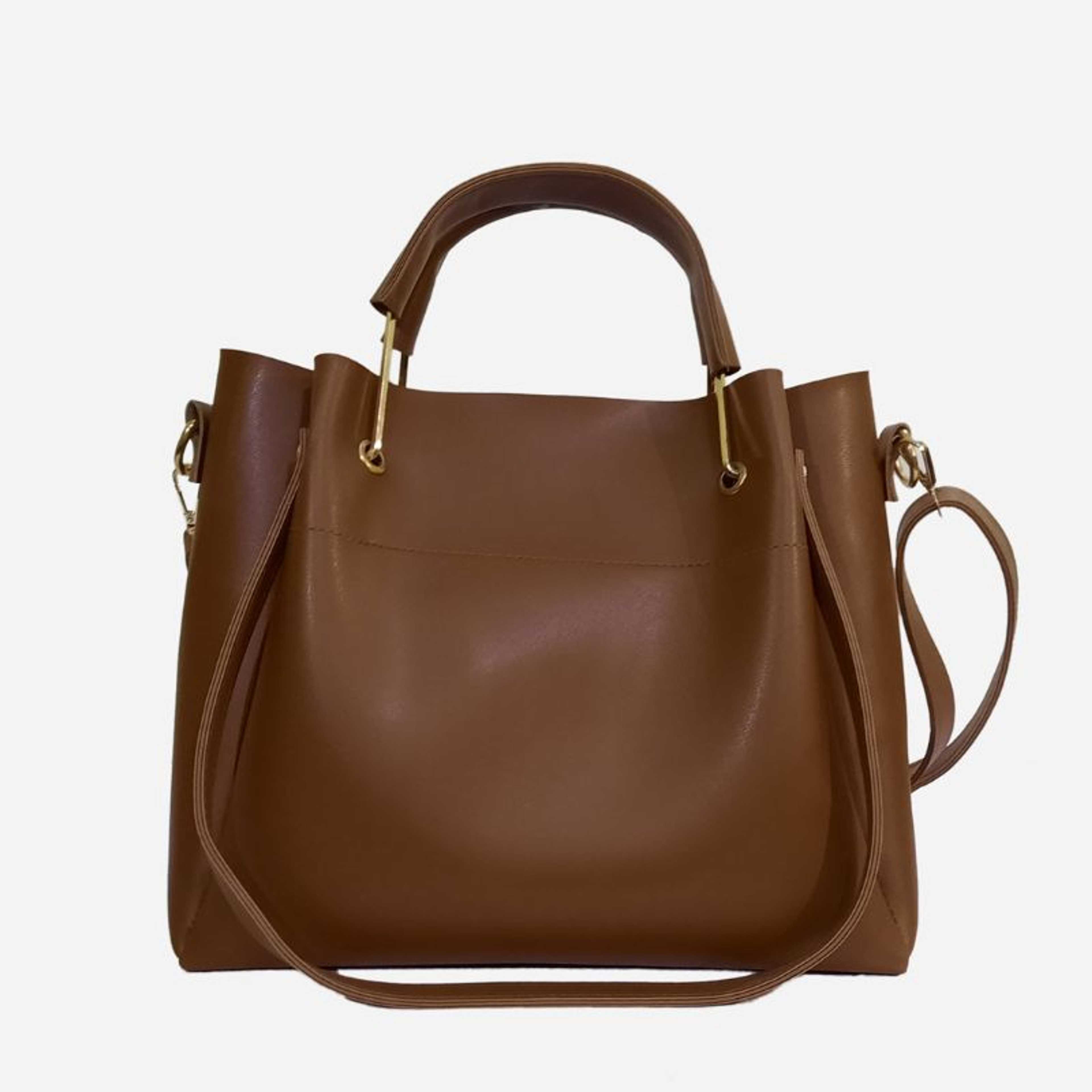 Handbag For Women - Brown Emerald Handbag