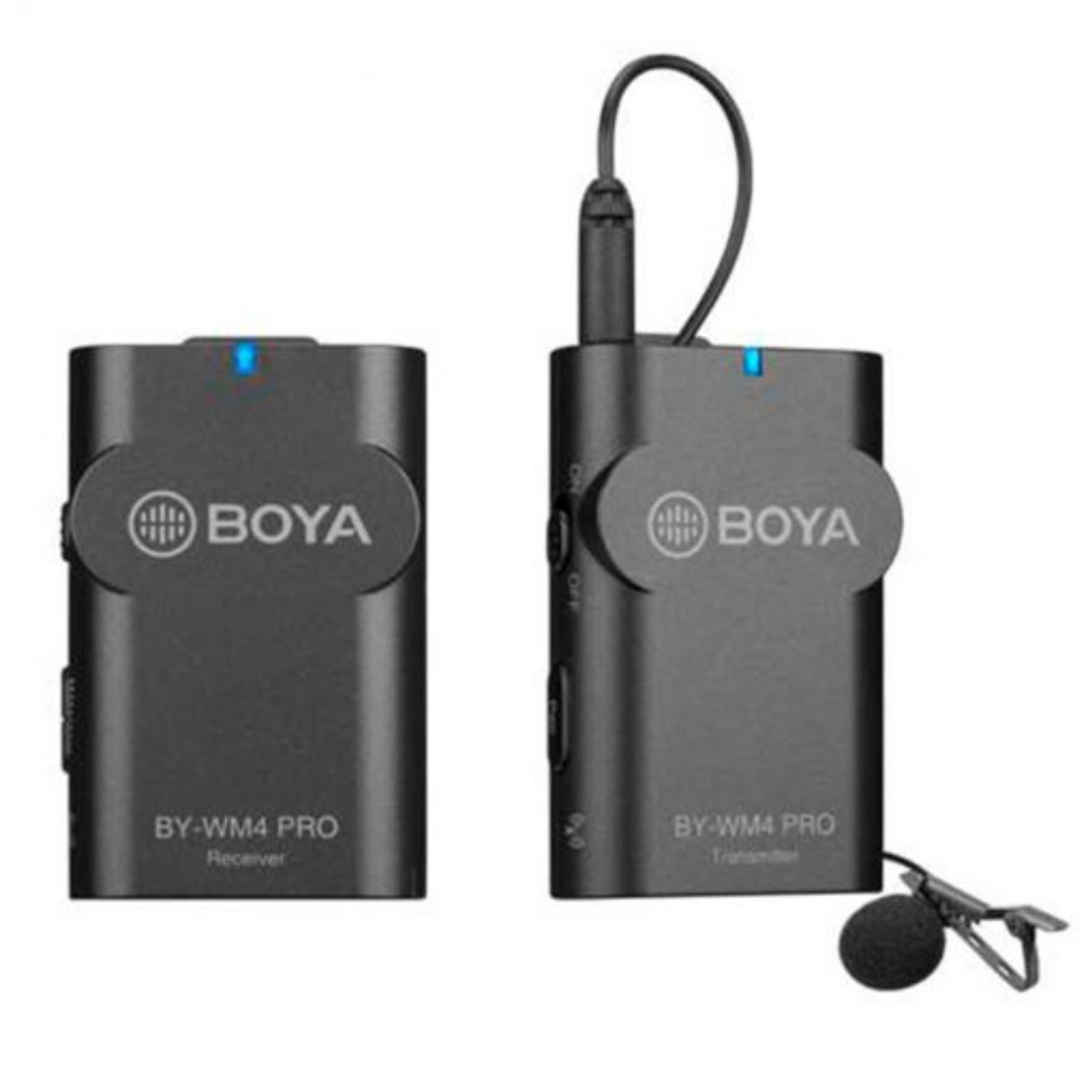 Boya BY-WM4 Pro K1 Digital Wireless Microphone (For DSLR, Phones) One Reciever, One Transmitter) - Product Main Image