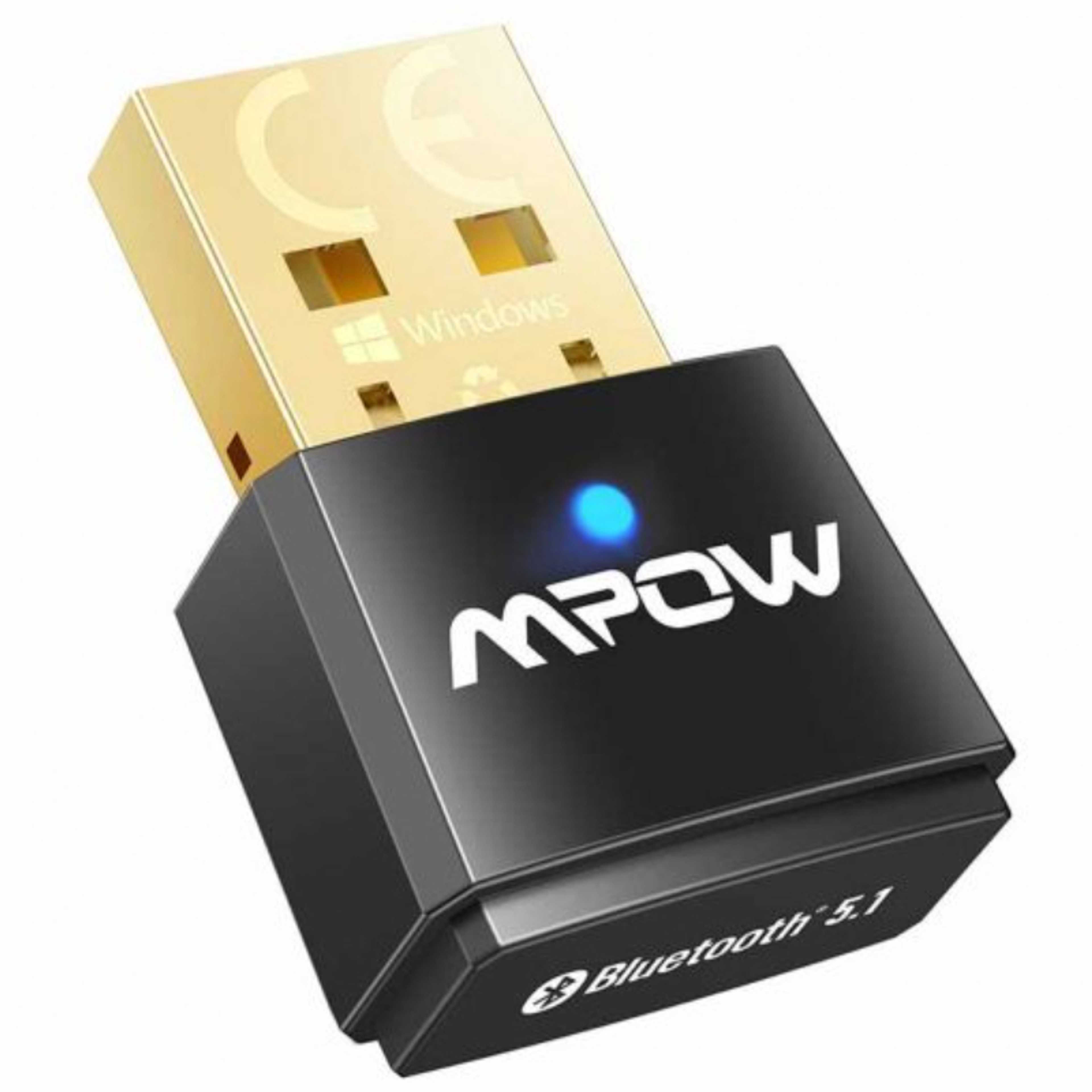 Mpow BH519A Bluetooth 5.1 USB Adapter USB Transmitter And Receiver 2 in 1 Bluetooth Dongle