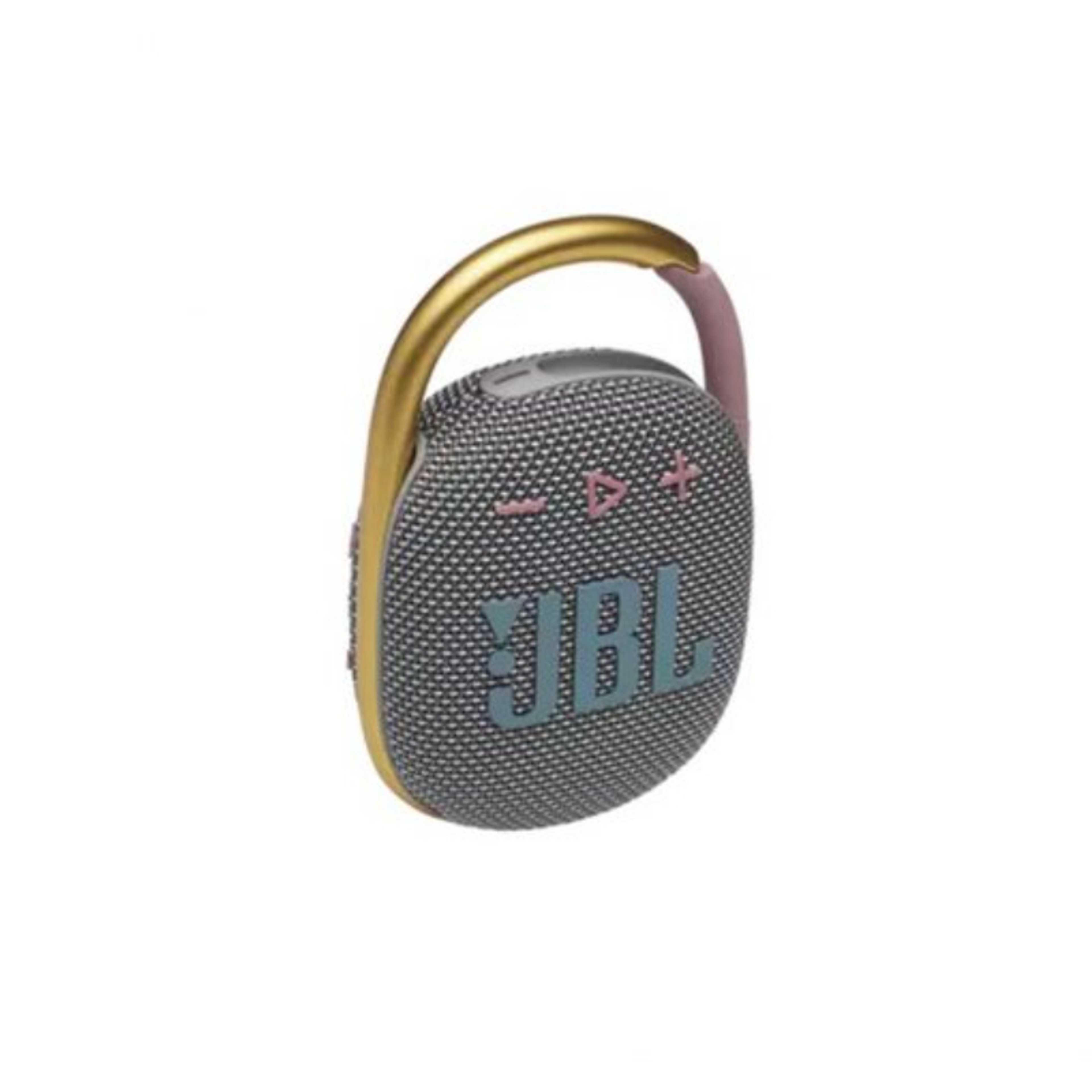 JBL Clip 4: Ultra Portable Speaker with Bluetooth, Built-in Battery, Waterproof and Dustproof Feature – Grey - Product Main Image