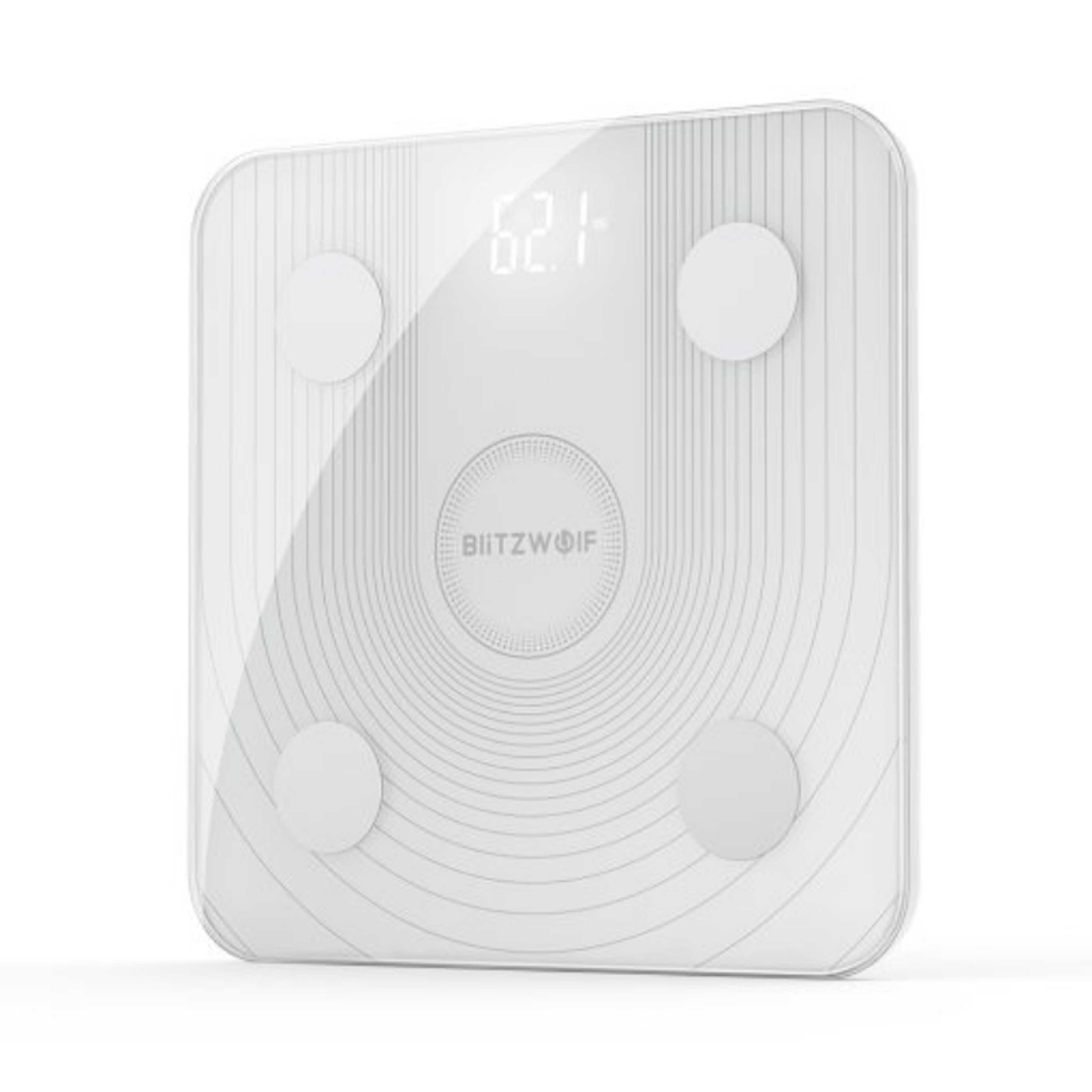 BlitzWolf BW-SC1 Smart Body Fat Scale with “G” Sensor, Accurate BIA Chip, All-round Health Data, Dual Weighing Modes, Modern Styling