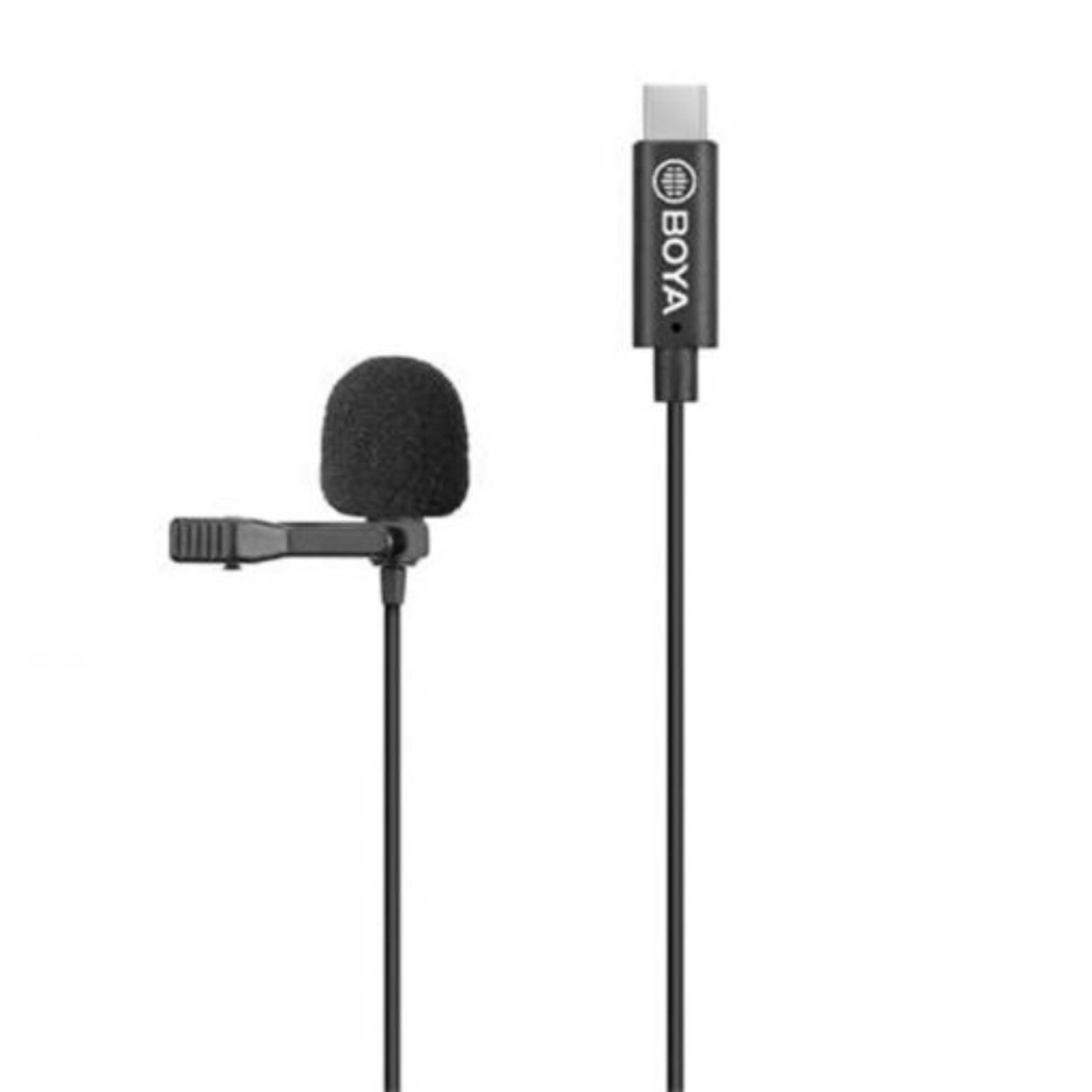 Boya BY-M3 Clip-on Lavalier Microphone for Android/Type C Devices-5