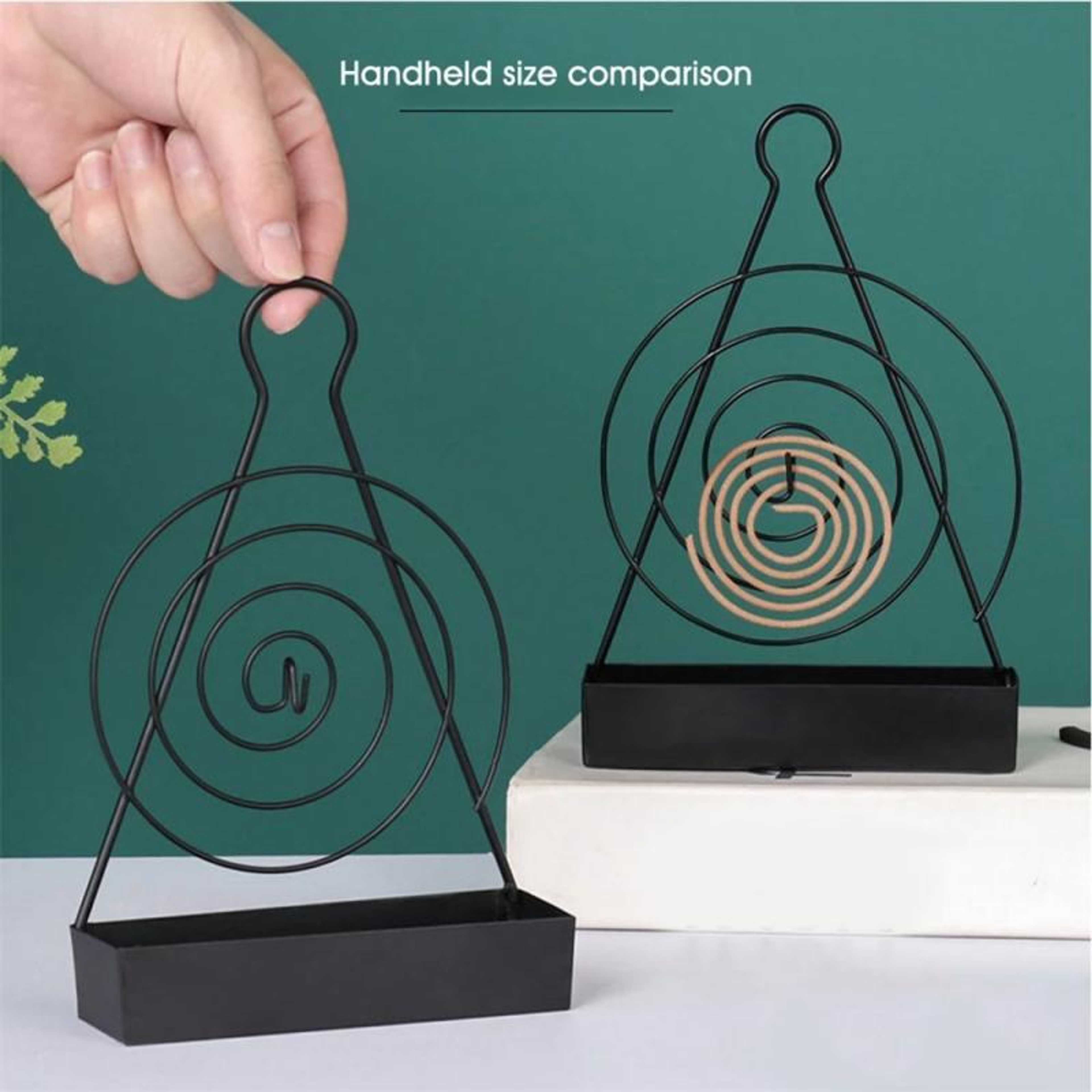 Nordic iron insect mosquito coil holder retro innovative home incense sandalwood mosquito repellent coil holder anti-mosquito