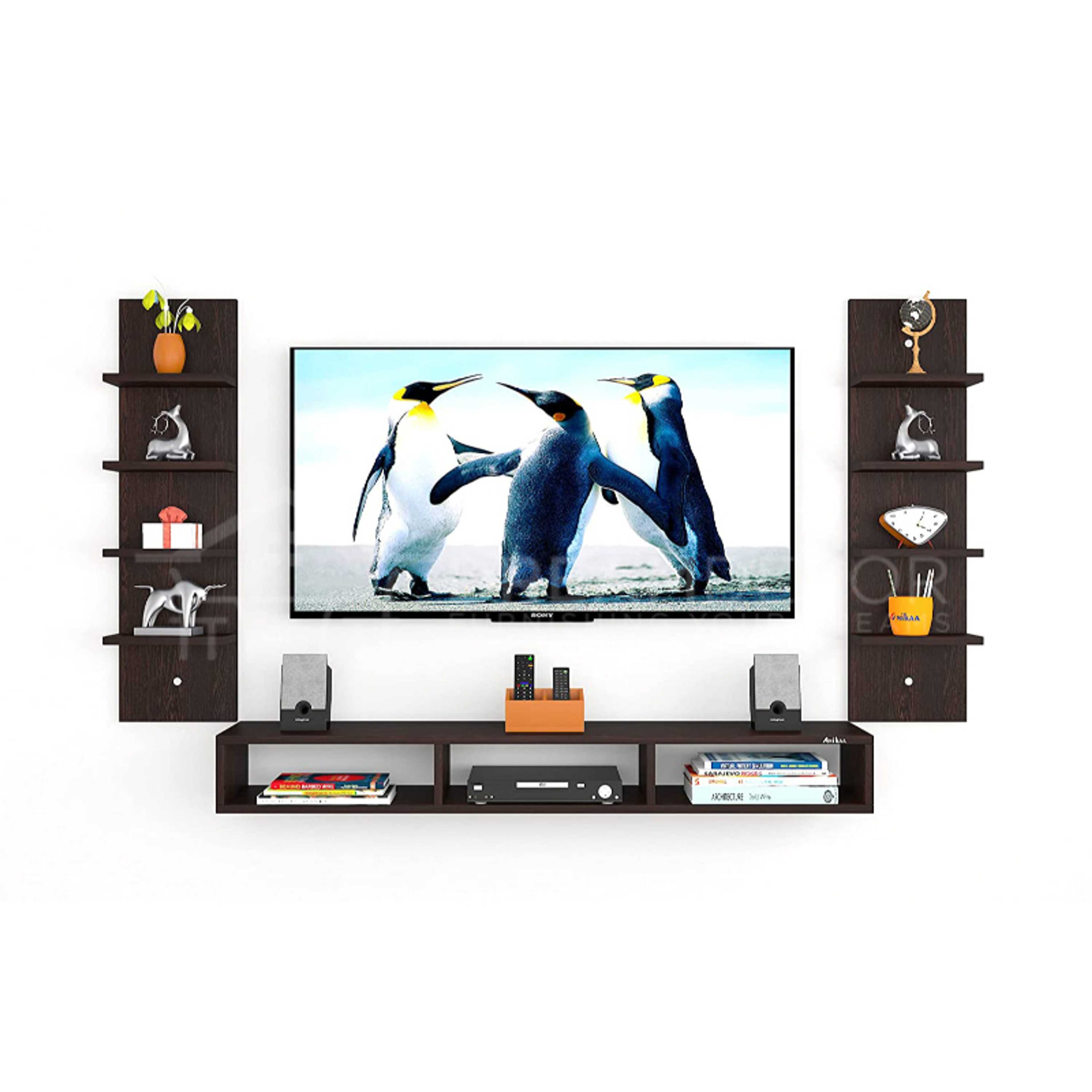 Wall Mount TV Console | LED Unit Cabinet | Media Wall TV Stand