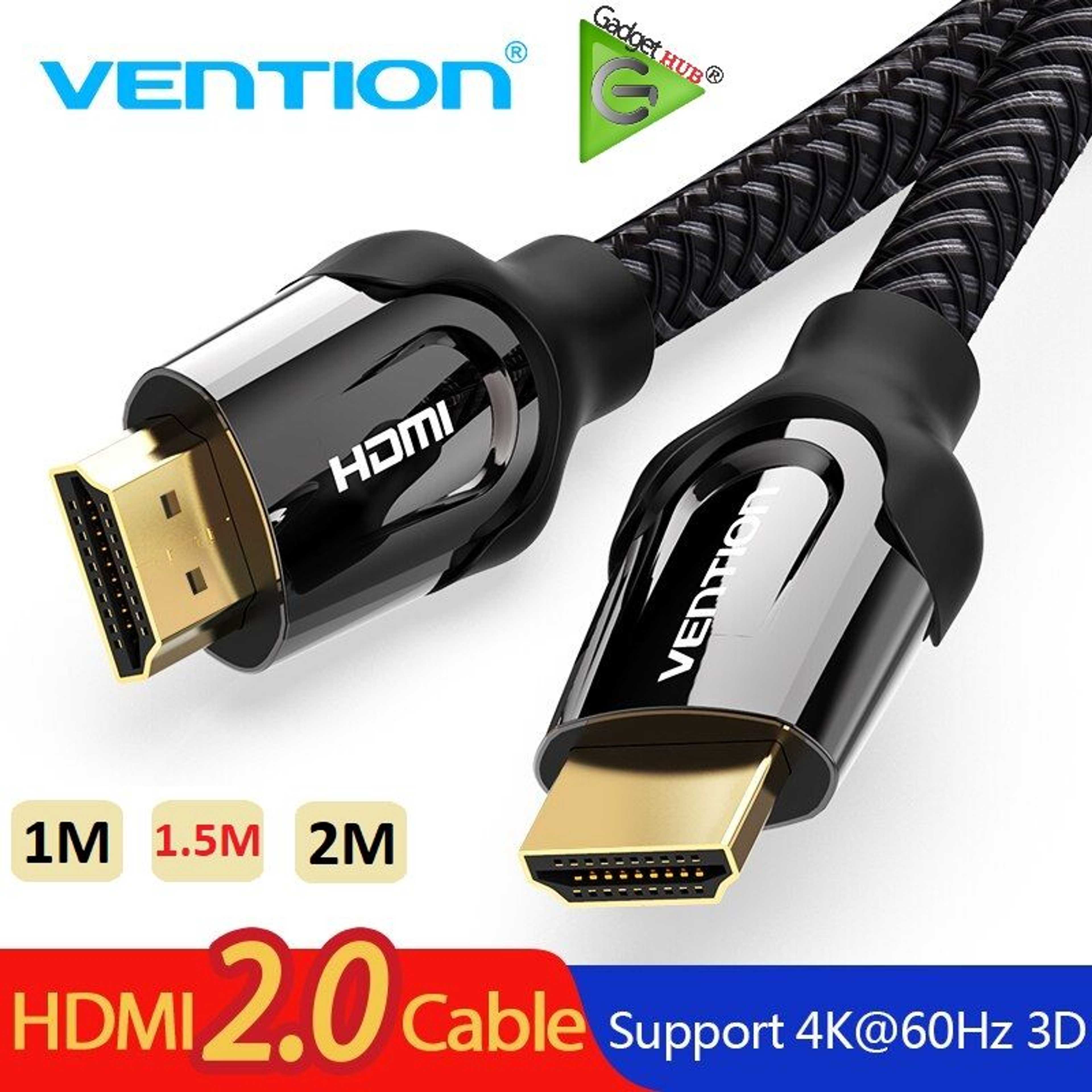 Vention HDMI Cable HDMI to HDMI Cable 4K HDMI2.0 3D 60FPS Cable for Splitter Switch TV LCD Laptop PS3 Projector Computer Cable