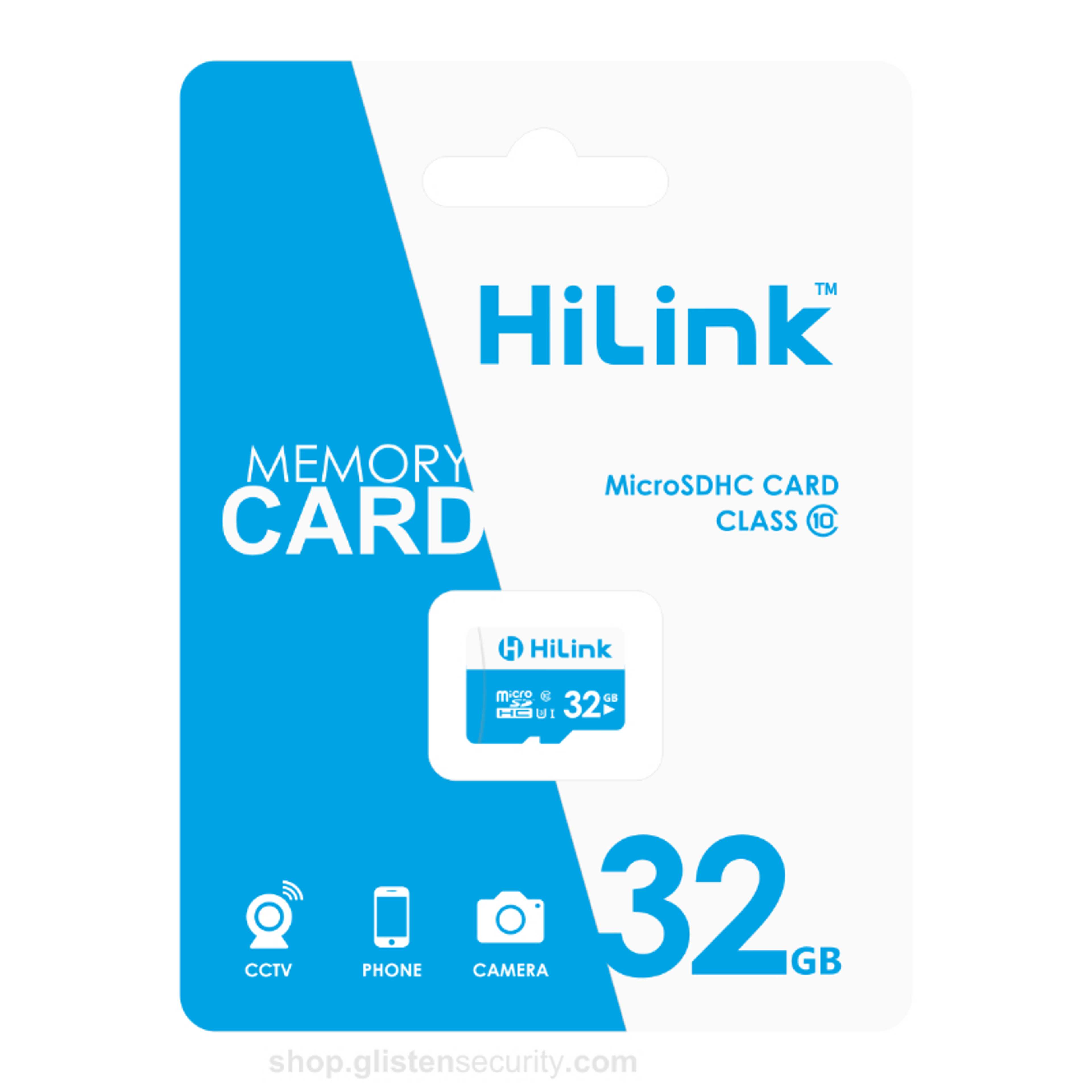 Hilink 32GB Micro SD HC Card - Memory Card - For Smart WiFi Camera, hand sets & all Micro SD compatible Devices
