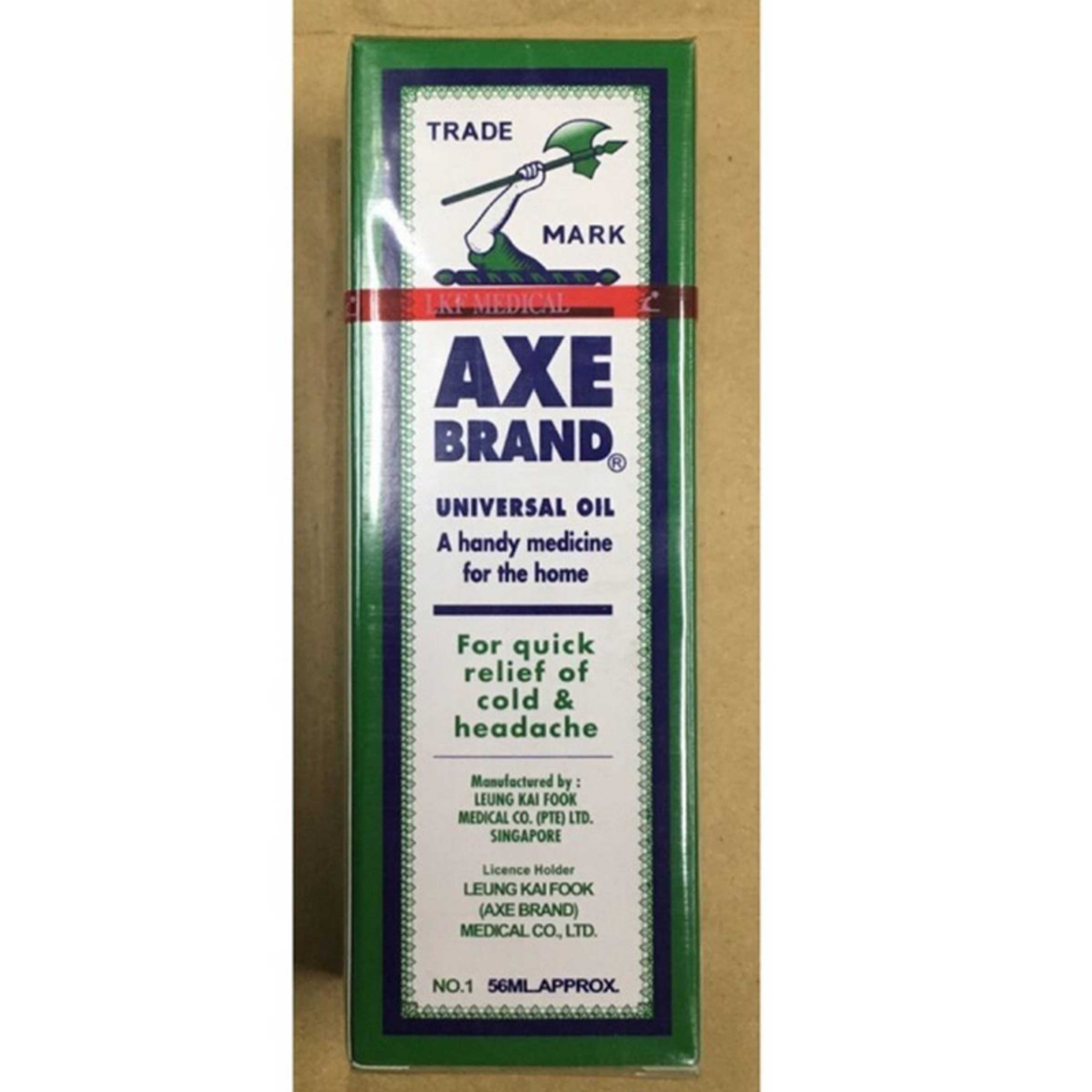 AXE BRAND UNIVERSAL OIL FOR QUICK RELIEF OF COLD & HEADACHE 56ML