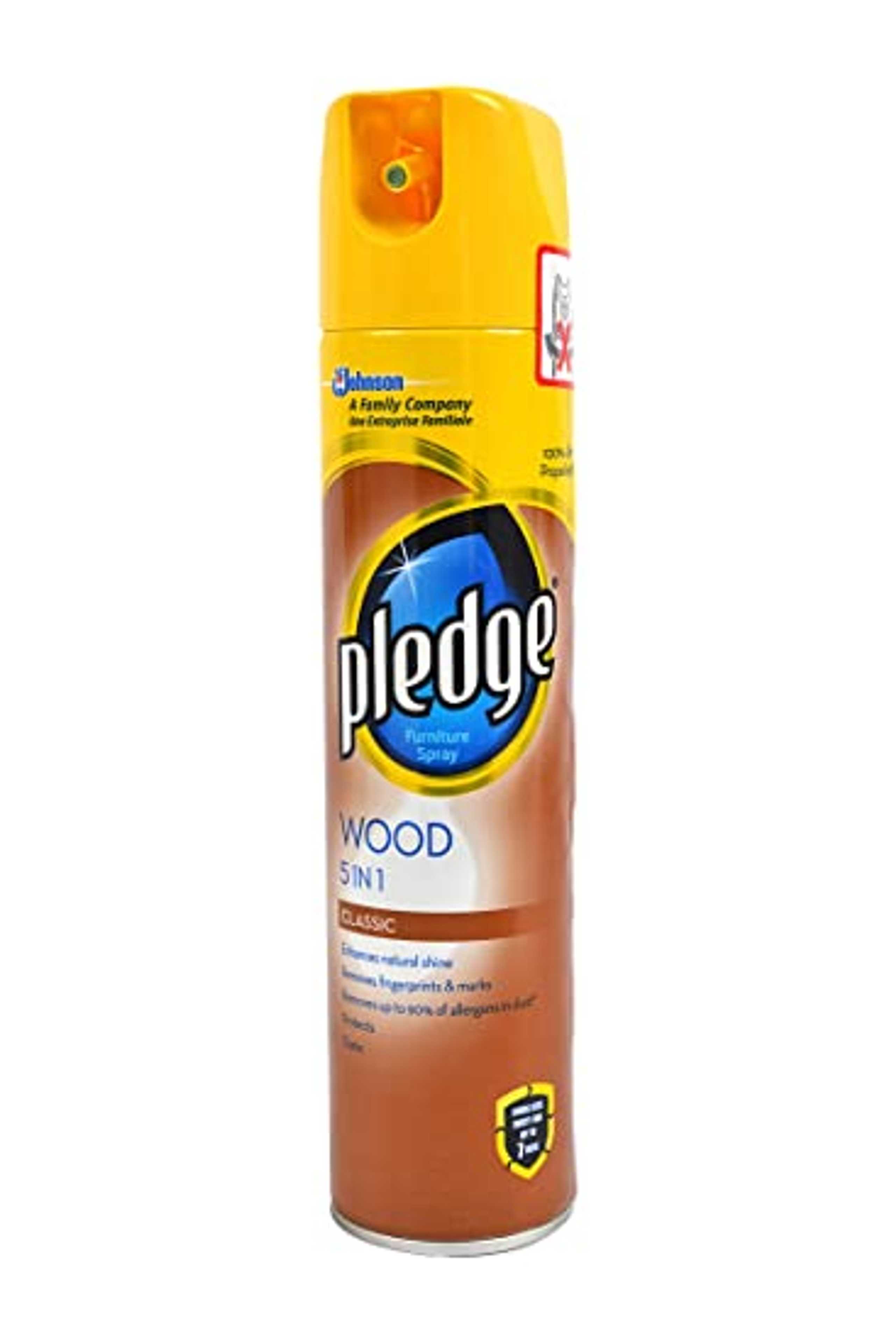 PLEDGE FURNITURE POLISH 5IN1 WOOD CLASSIC 250ML Imported