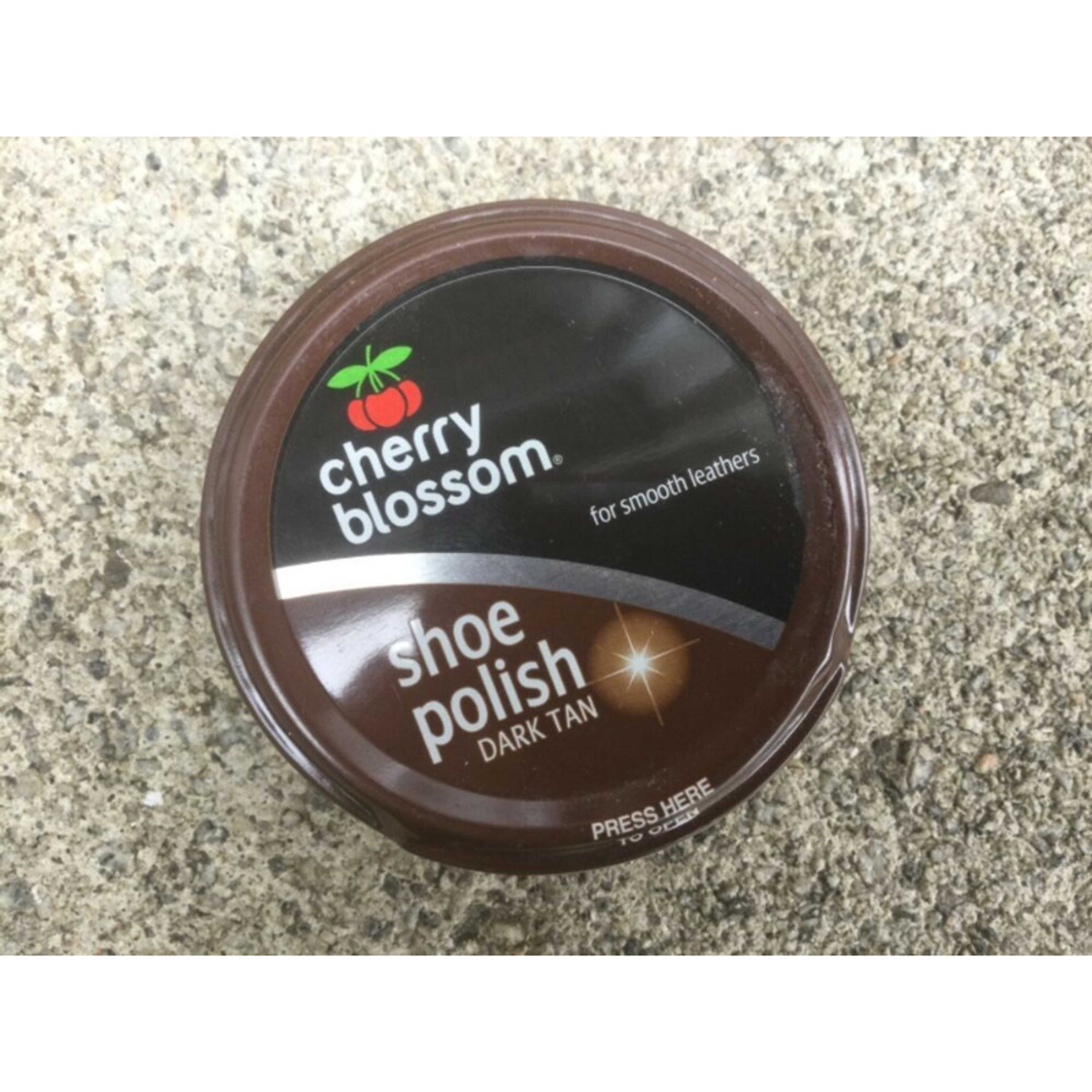 CHERRY_BLOSSOM SHOE POLISH BROWN DARK TAN 50ML (Imported)