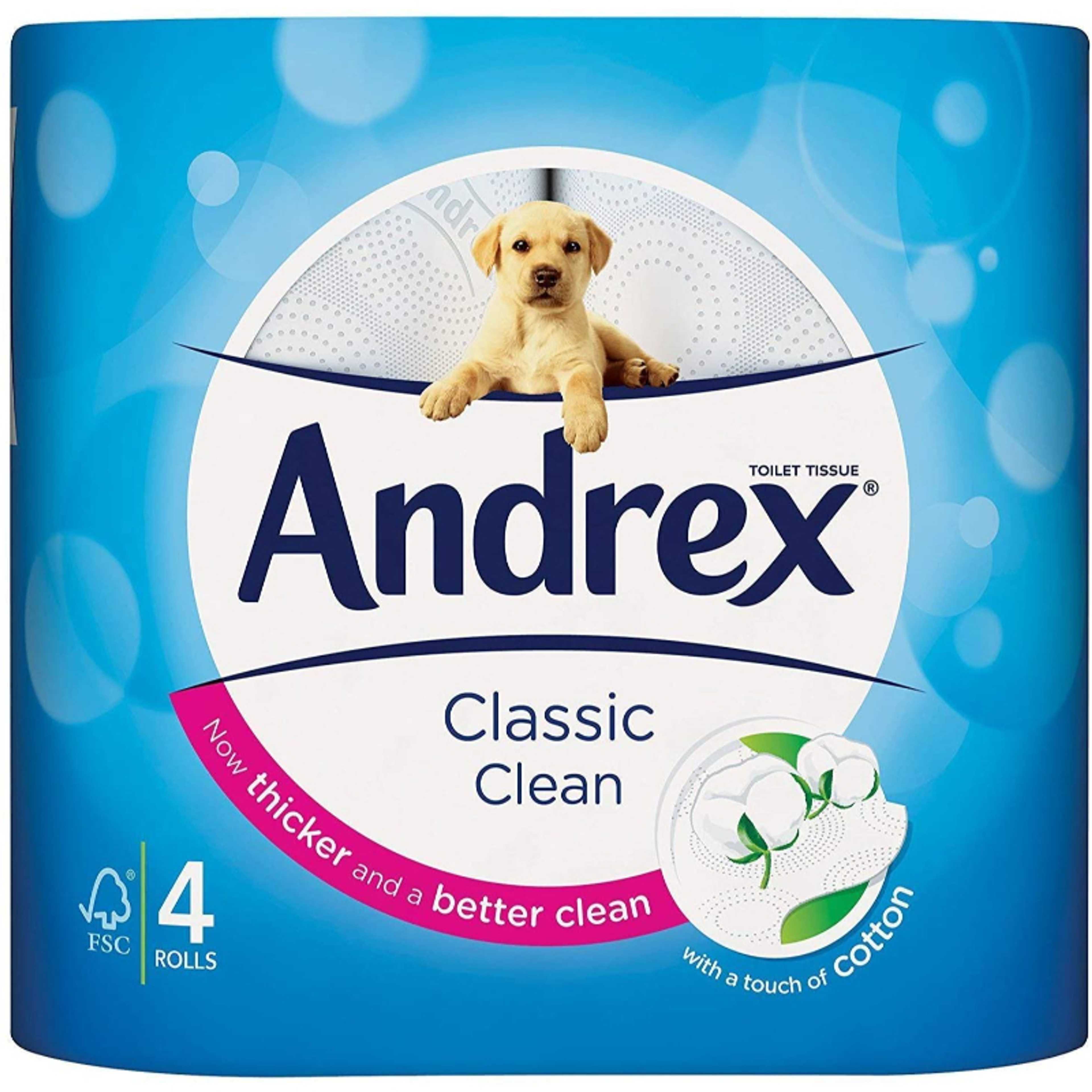 ANDREX TOILET ROLL CLASSIC CLEAN 4PK (1X6)