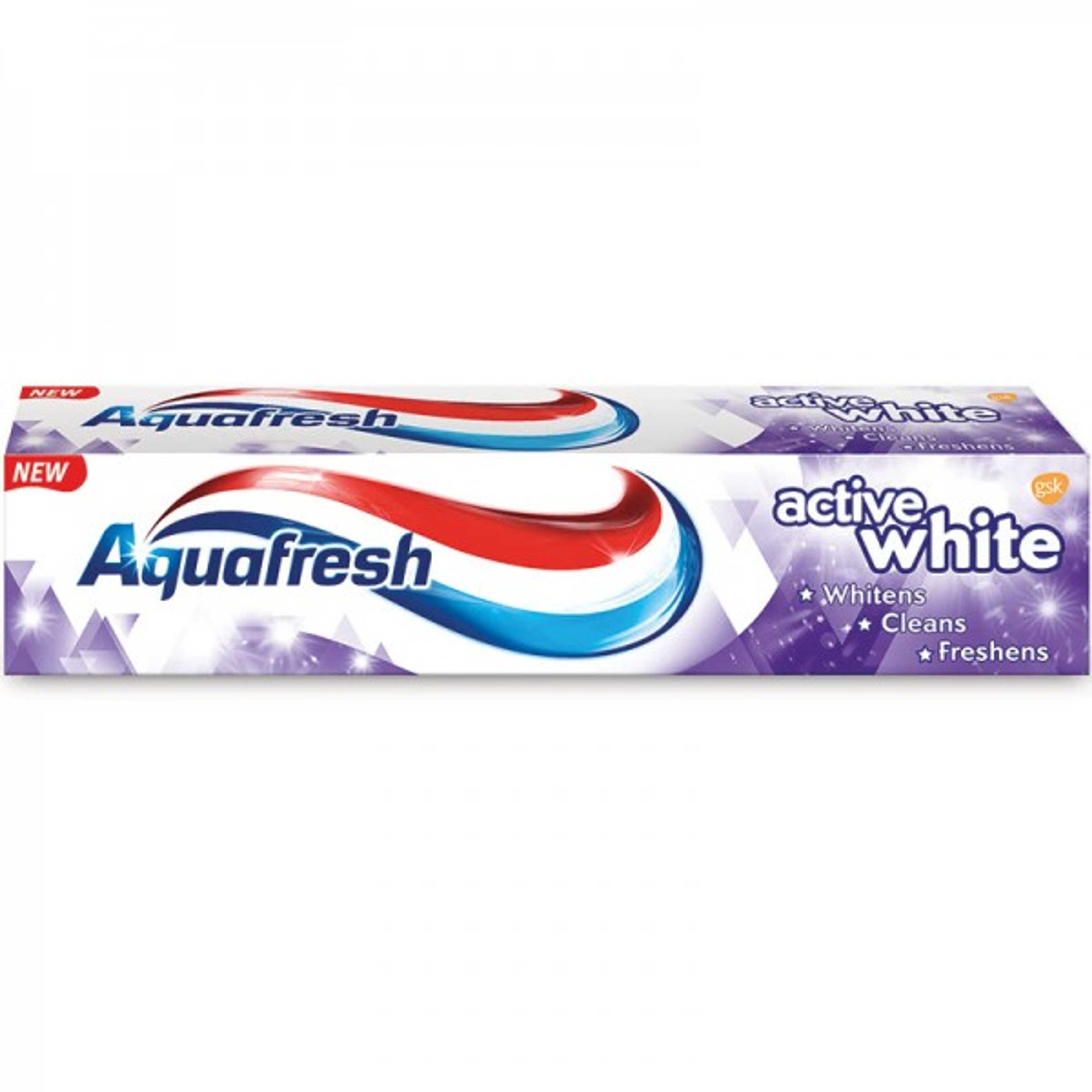 AQUAFRESH TOOTH PASTE ACTIVE WHITE CLEANSE FRESHNES 125 ML