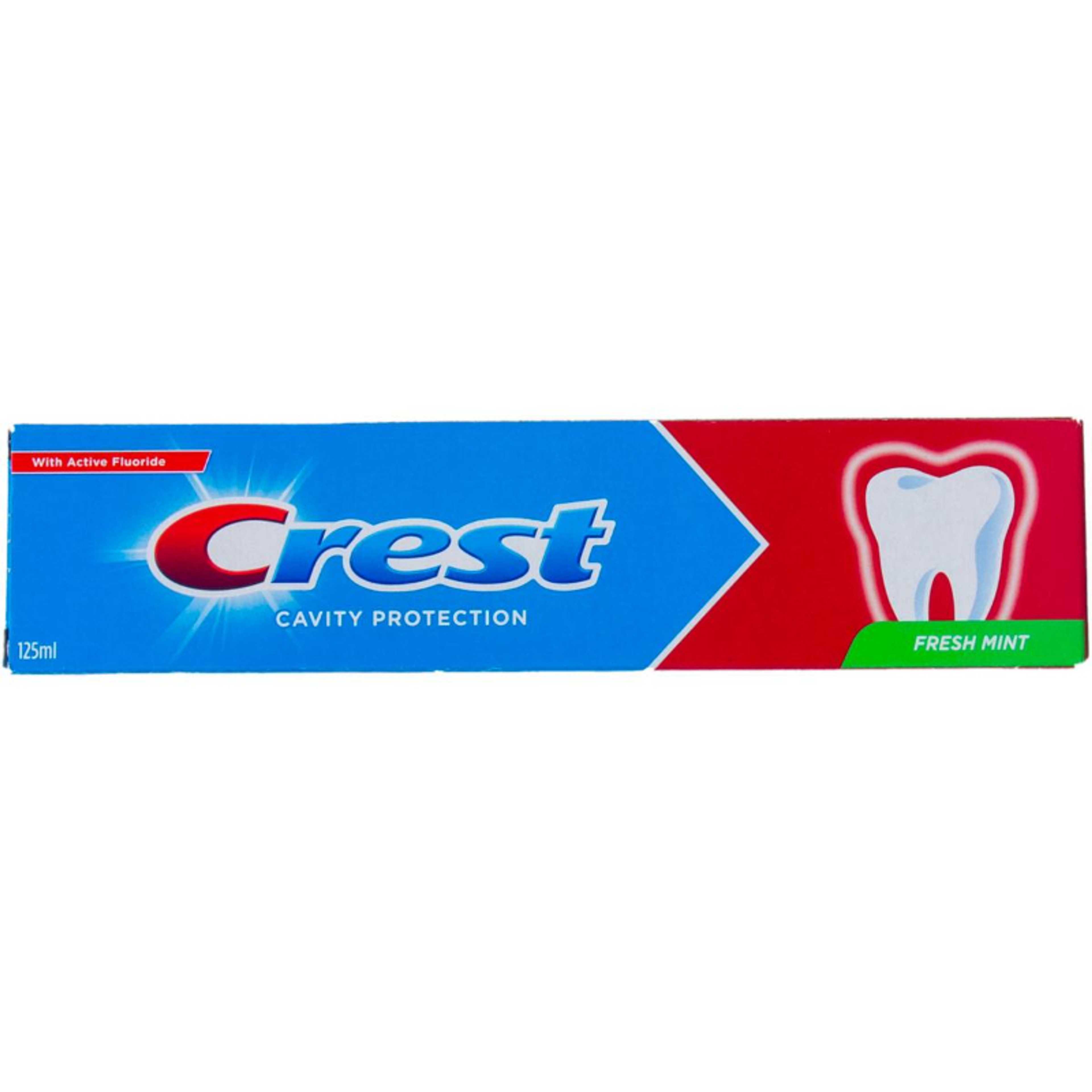CREST TOOTH PASTE CAVITY PROTECTION FRESH MINT 125ML