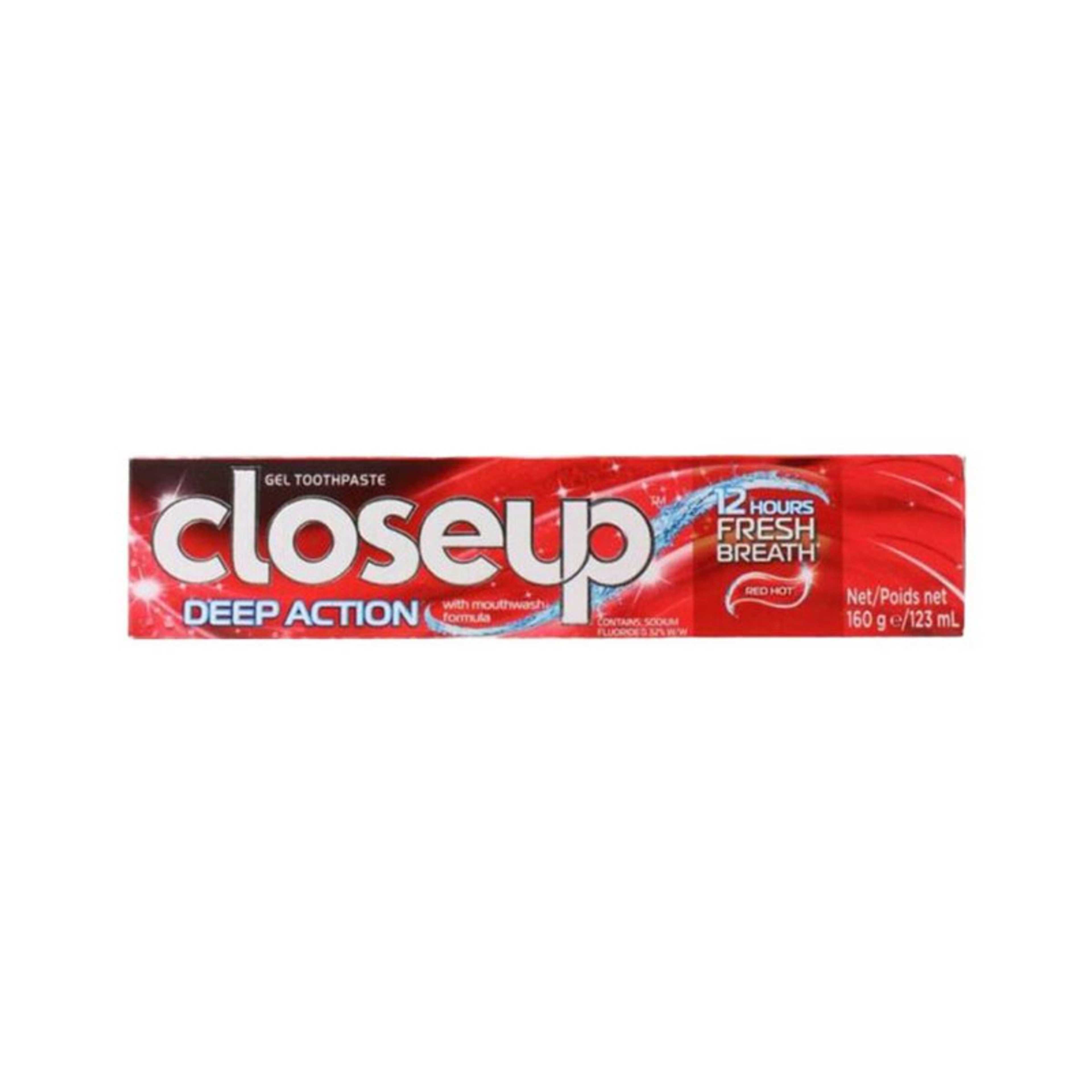 CLOSE UP TOOTH PASTE DEEP ACTION RED HOT 100G/77ML