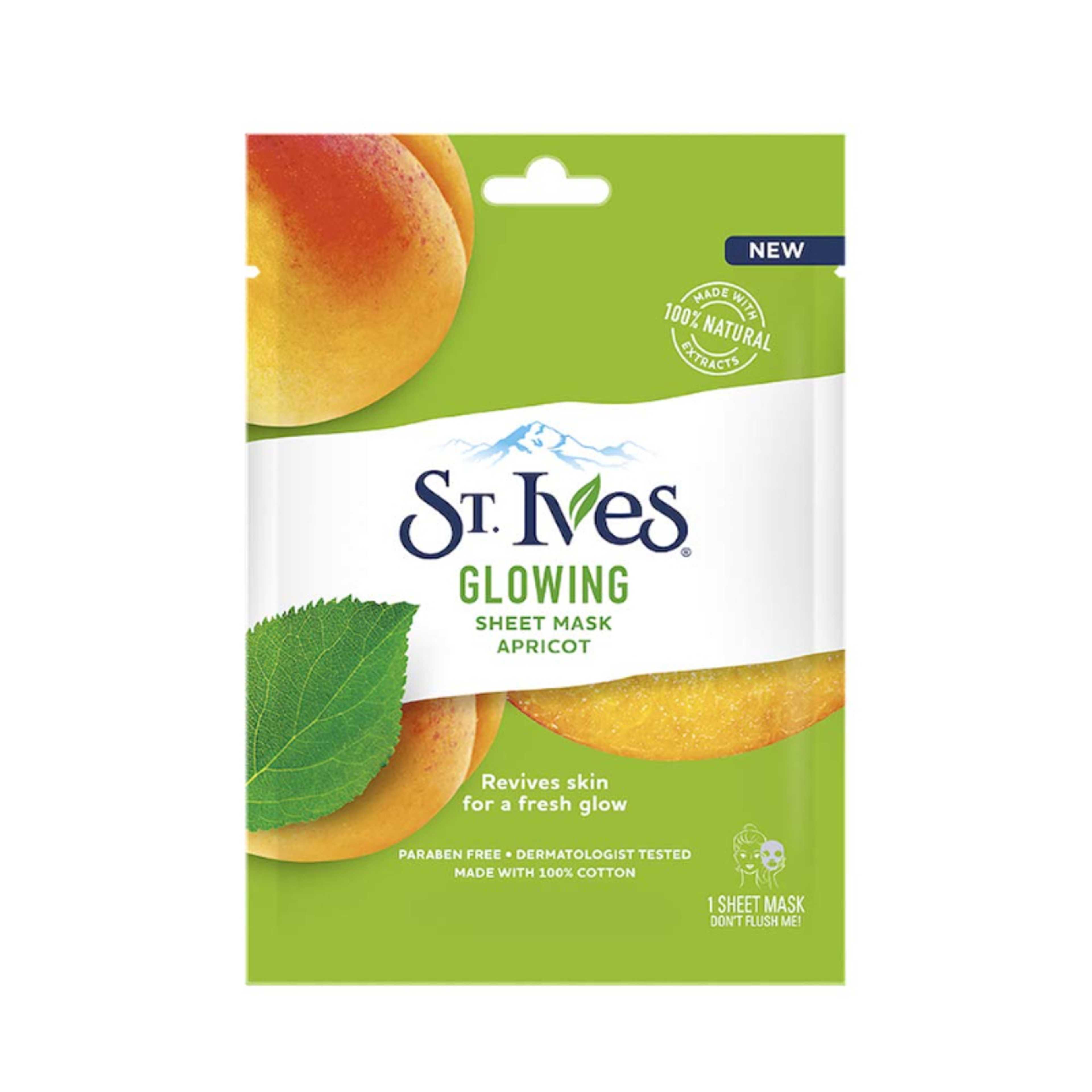 STIVES GLOWING SHEET MASK APRICOT 1'S (Imported)