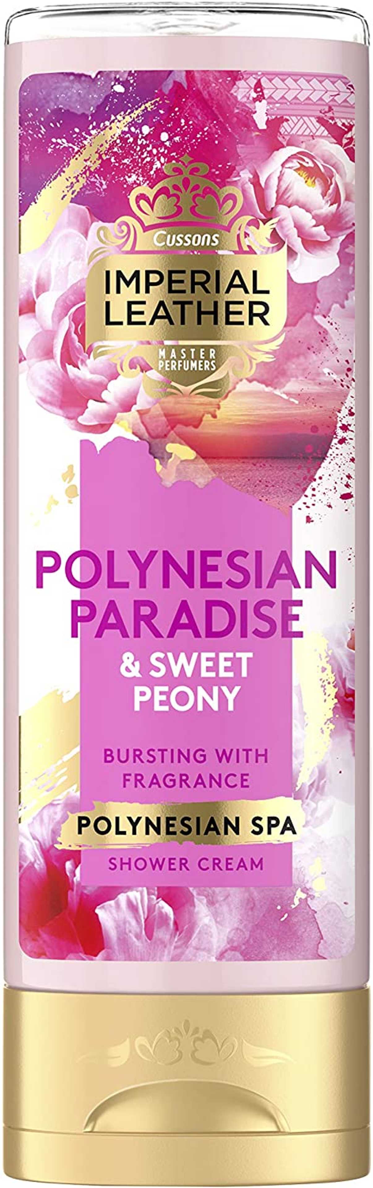IMPERIAL LEATHER SHOWER CREAM POLYNESIAN PARADISE & SWEET PEONY 500ML (Imported)