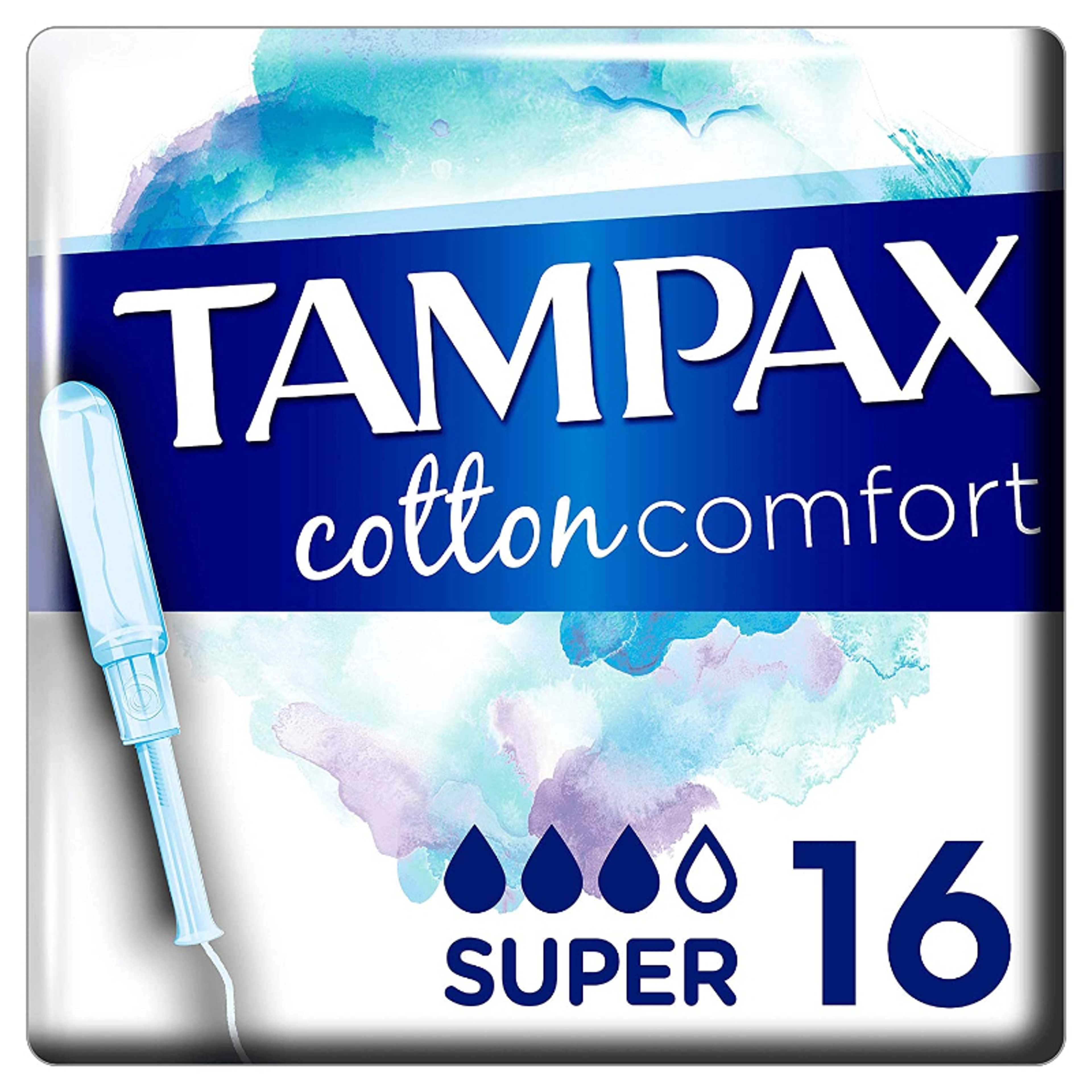 TAMPAX COTTON COMFORT SUPER 16'S (Imported)