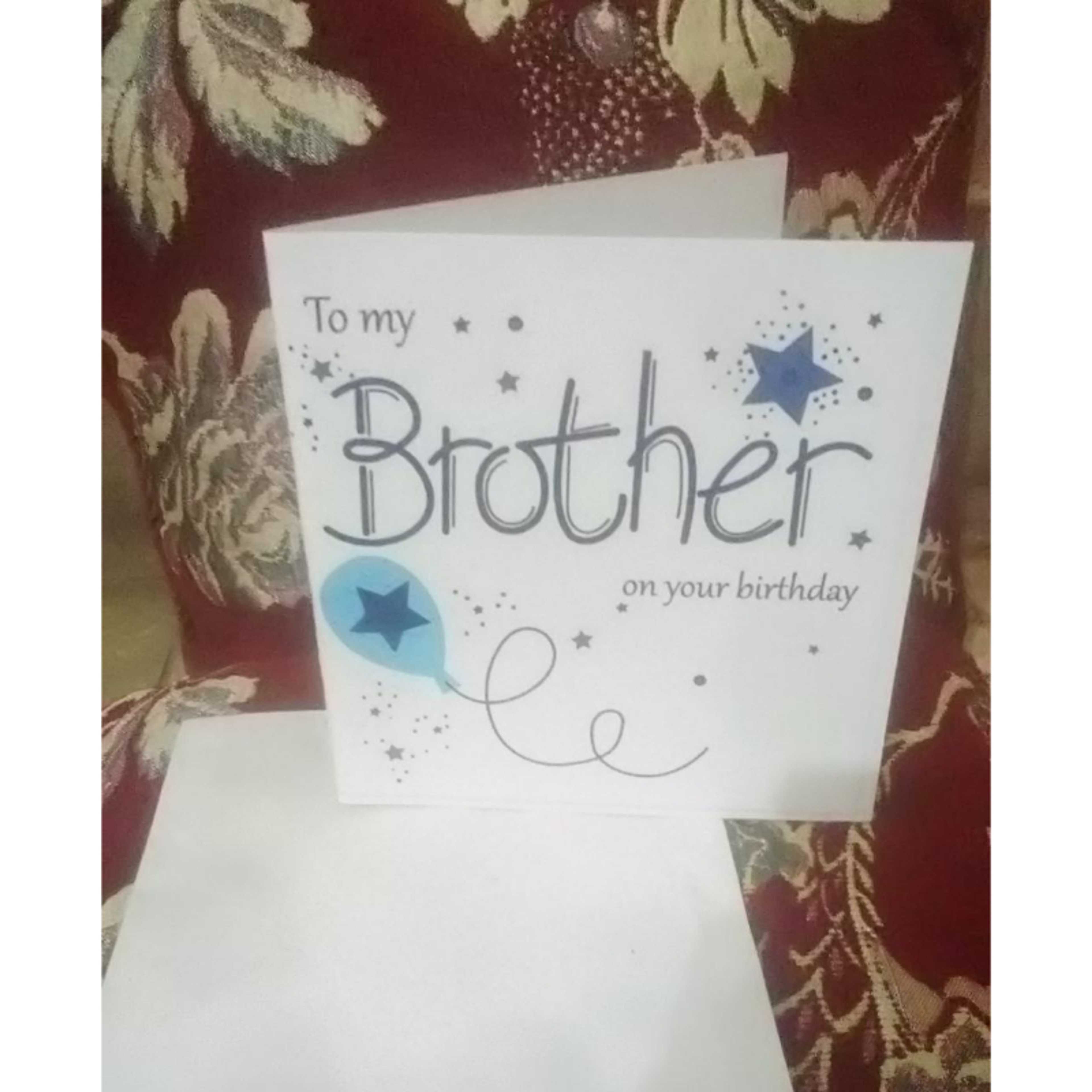 to my BROTHER on your birthday / Greeting Card,