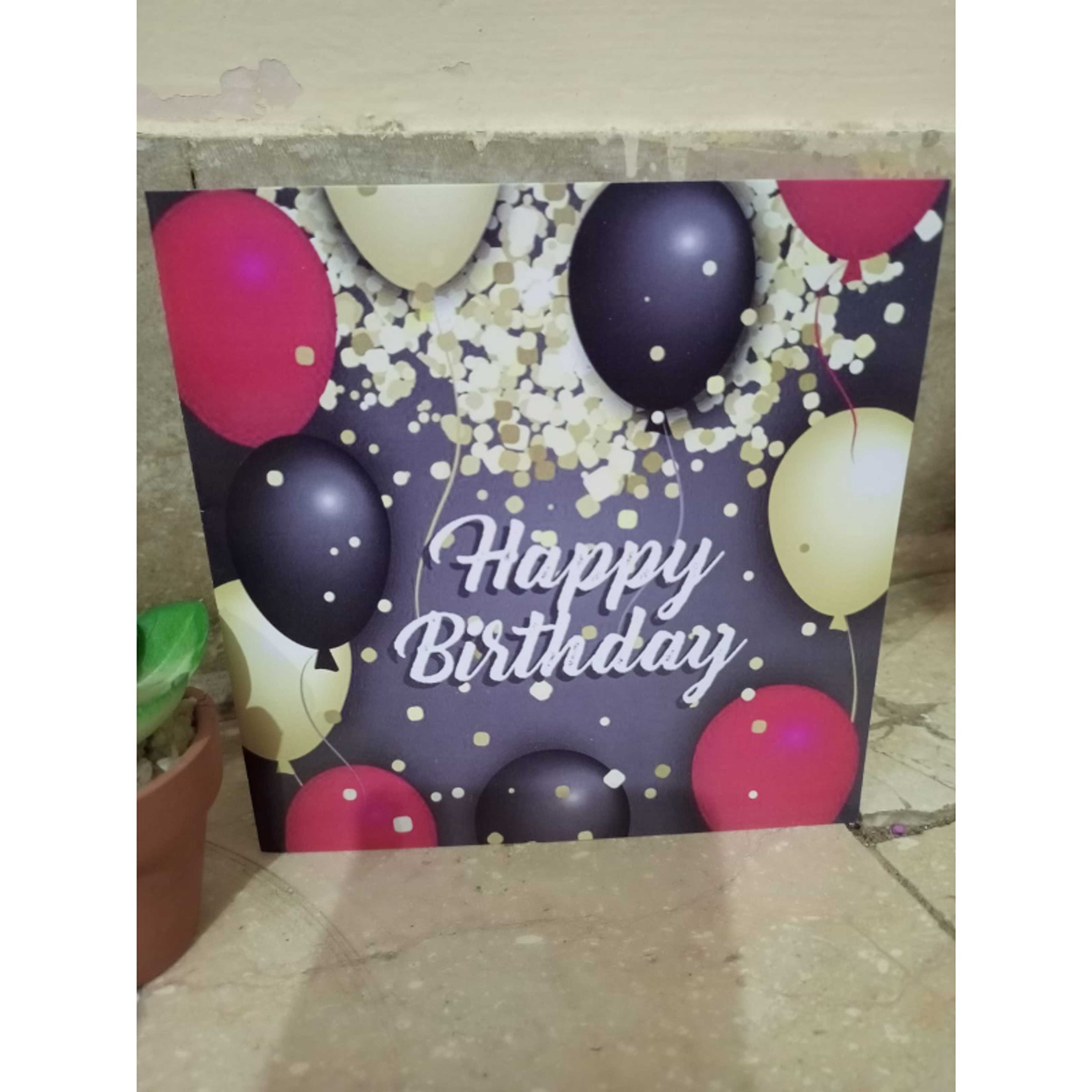 happy Birthday Greeting Card, with envolap. High Quality