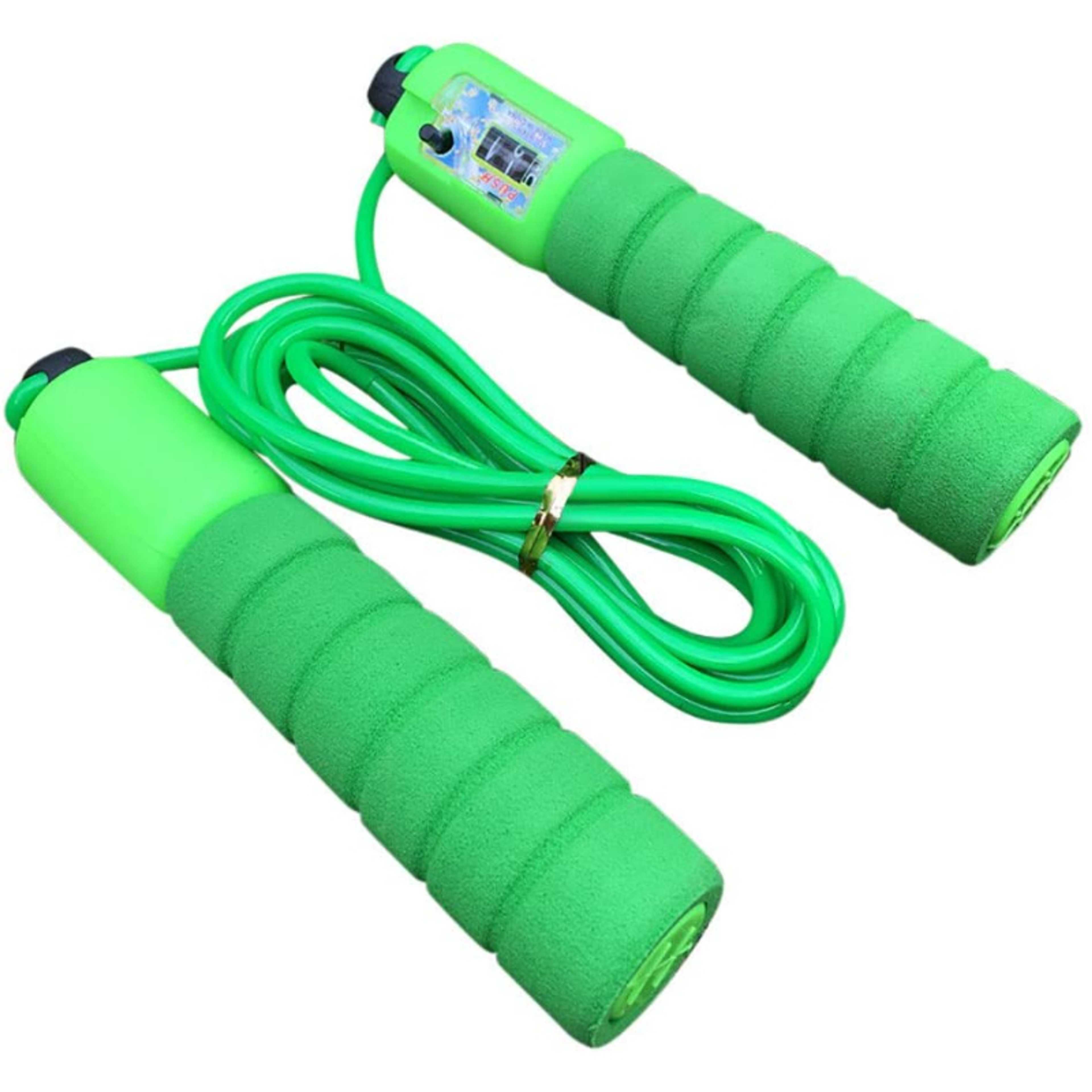 Skipping Jump Rope Adjustable Speed Fitness - Green - Product Main Image
