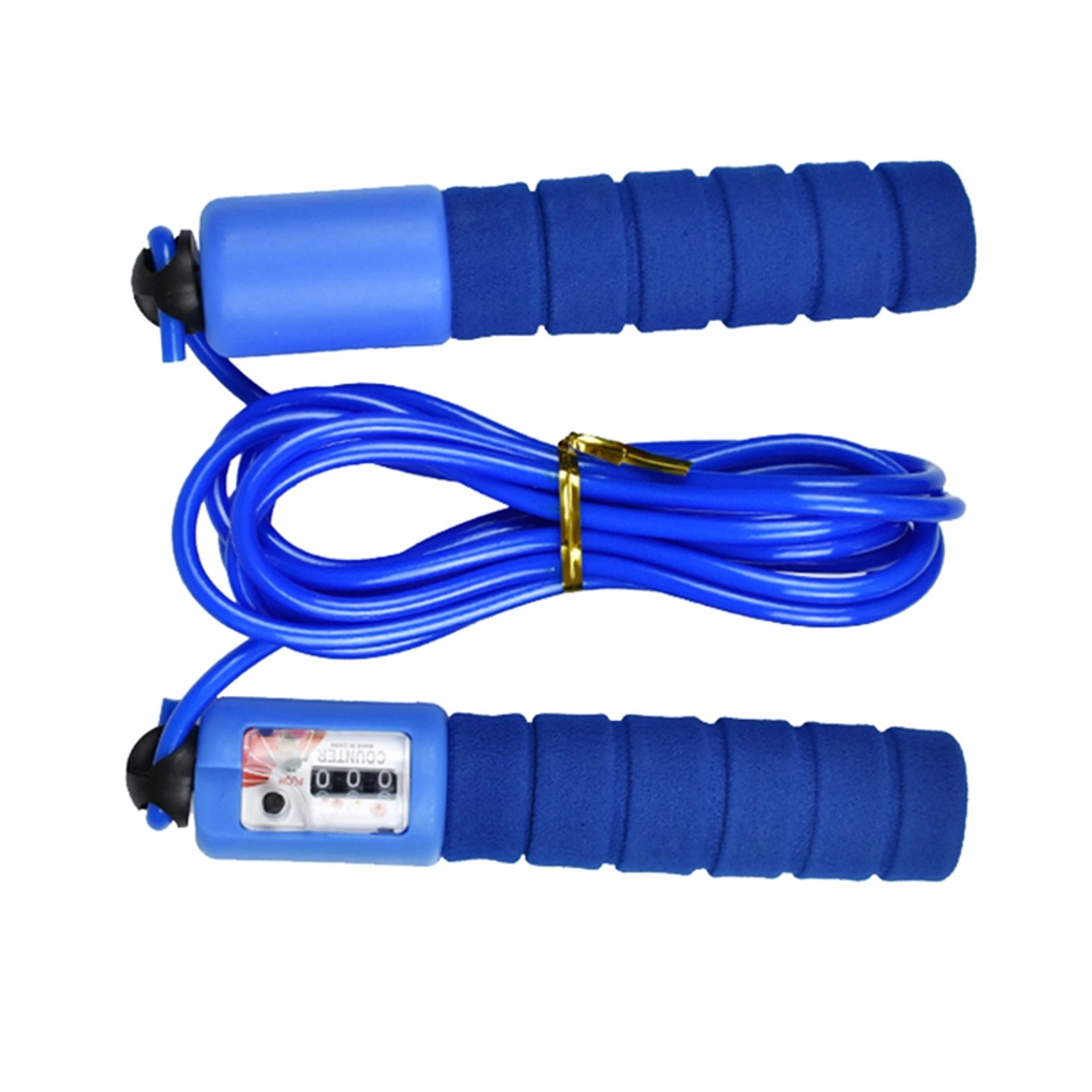 Skipping Jump Rope Adjustable Speed Fitness - Blue - Product Main Image