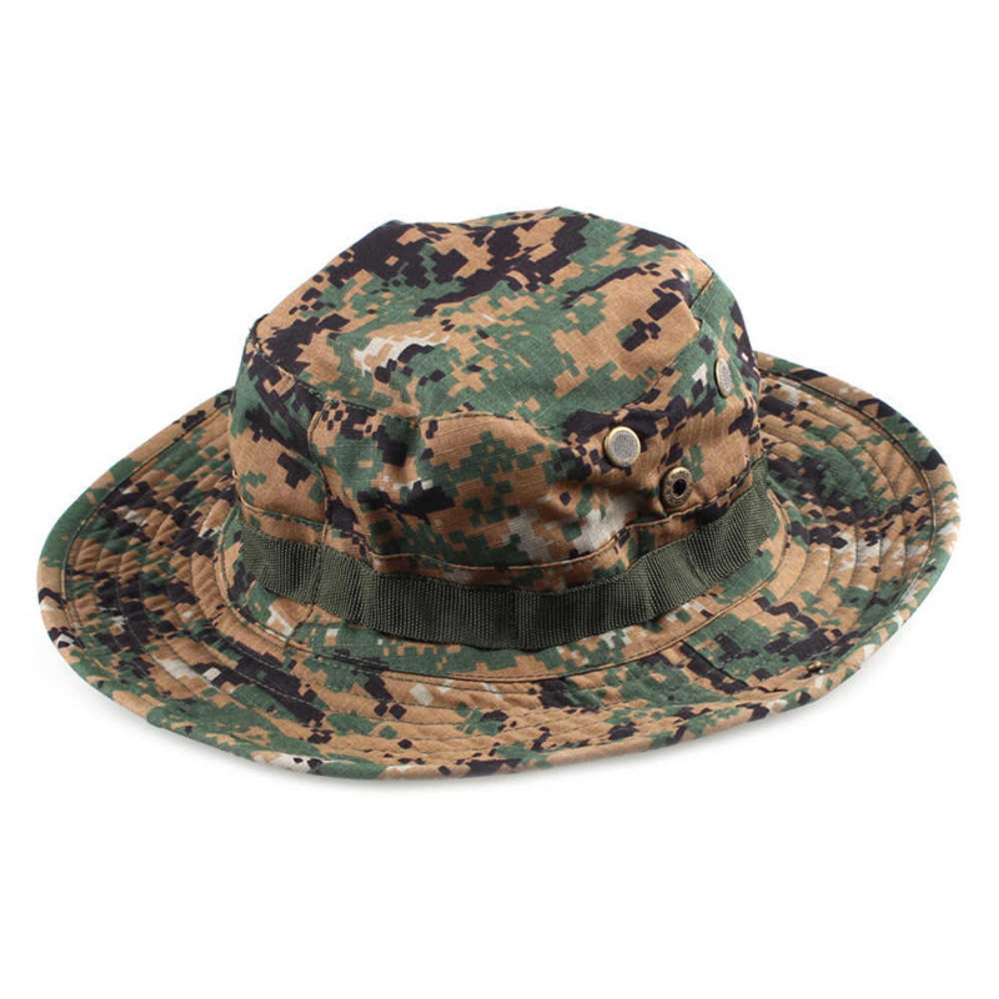 Boonie Hat Adjustable Anti scrape  –Jungle Color