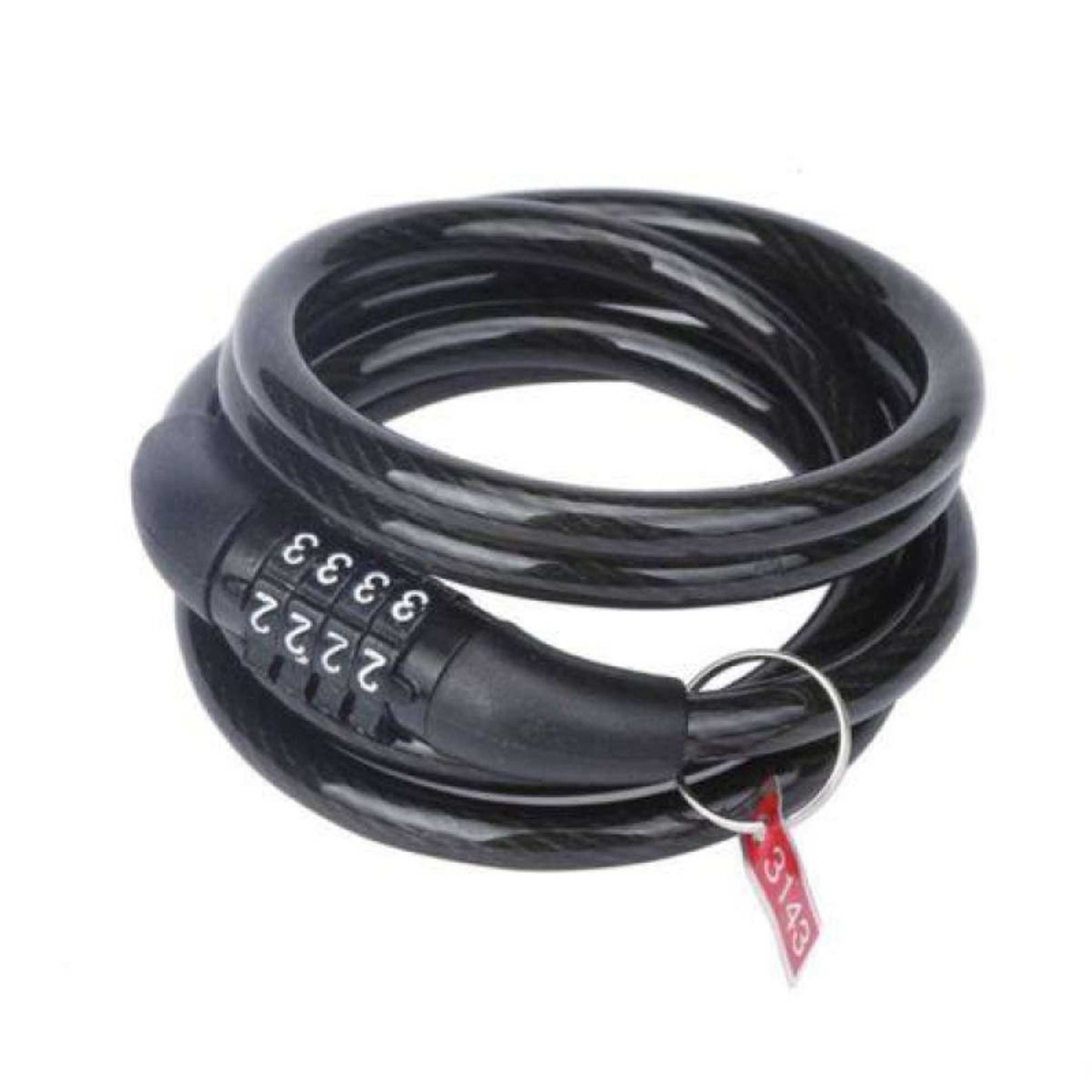 Bike Bicycle 4 Digital Combination Lock Cable