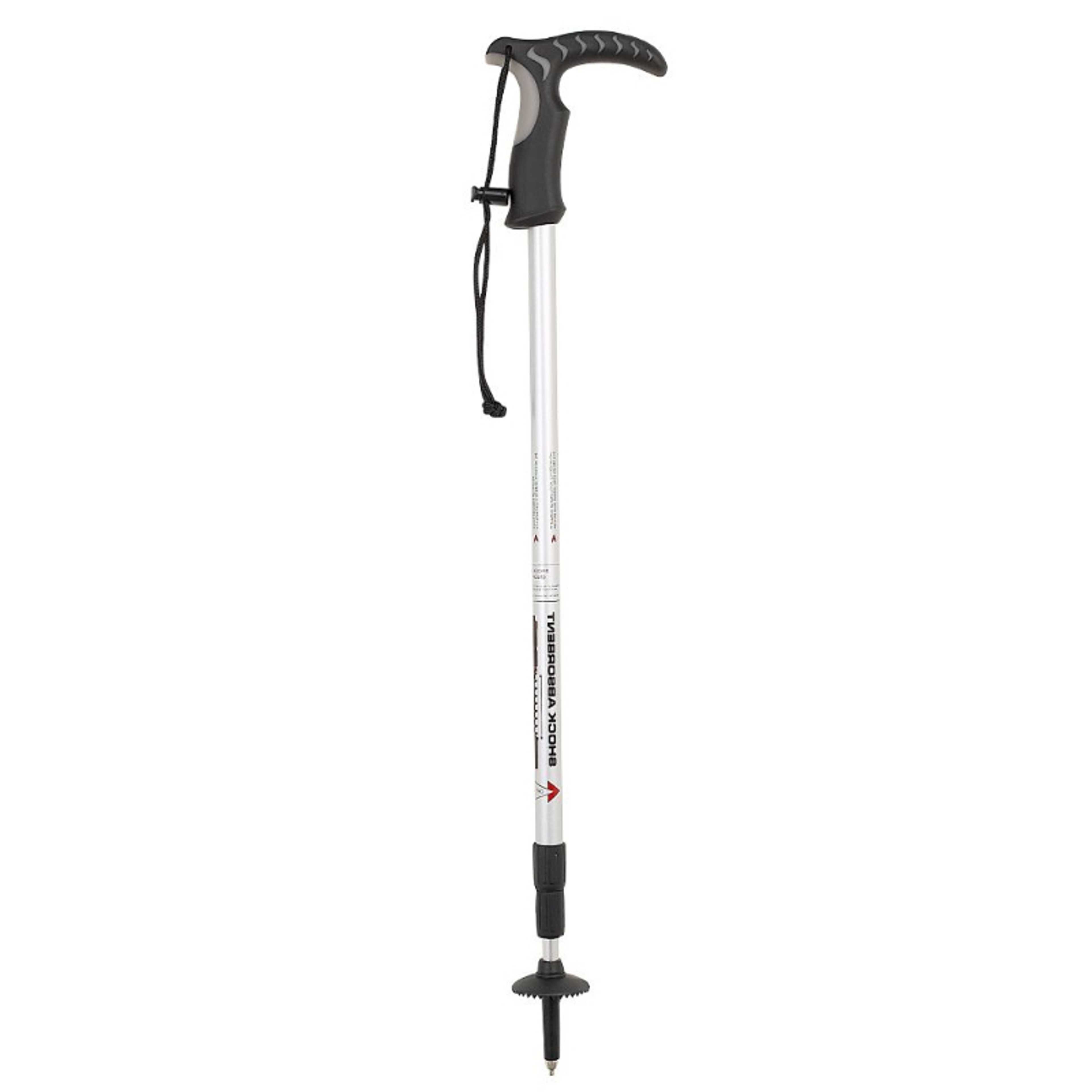 T-Handle Antishock Hiking Pole / Walking Stick - silver - Product Main Image