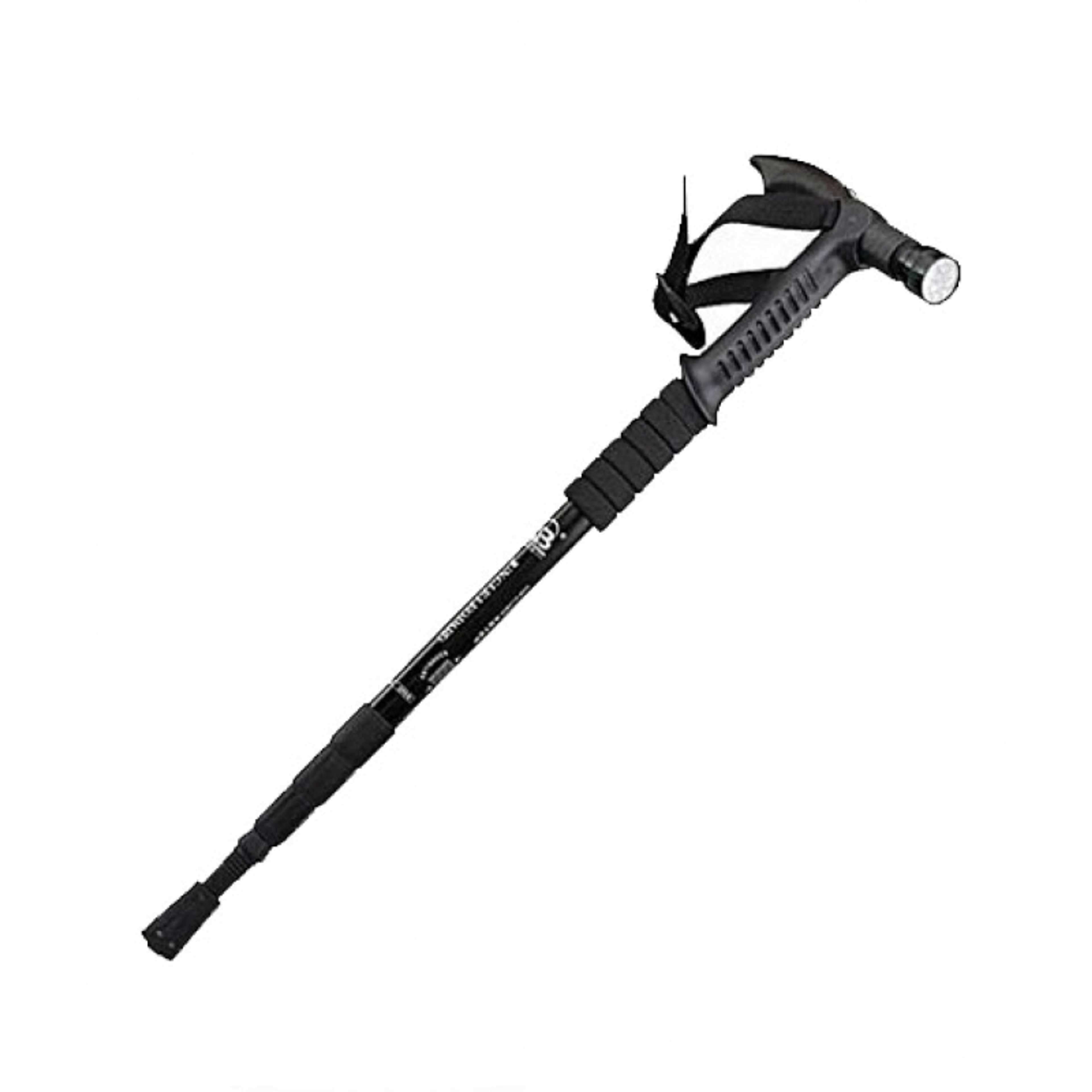 Elderly Walking Stick with LED Lighting Telescopic Walking Cane Old Men Women Crutches Hiking Trekking Poles for Mothers Fathers - Product Main Image