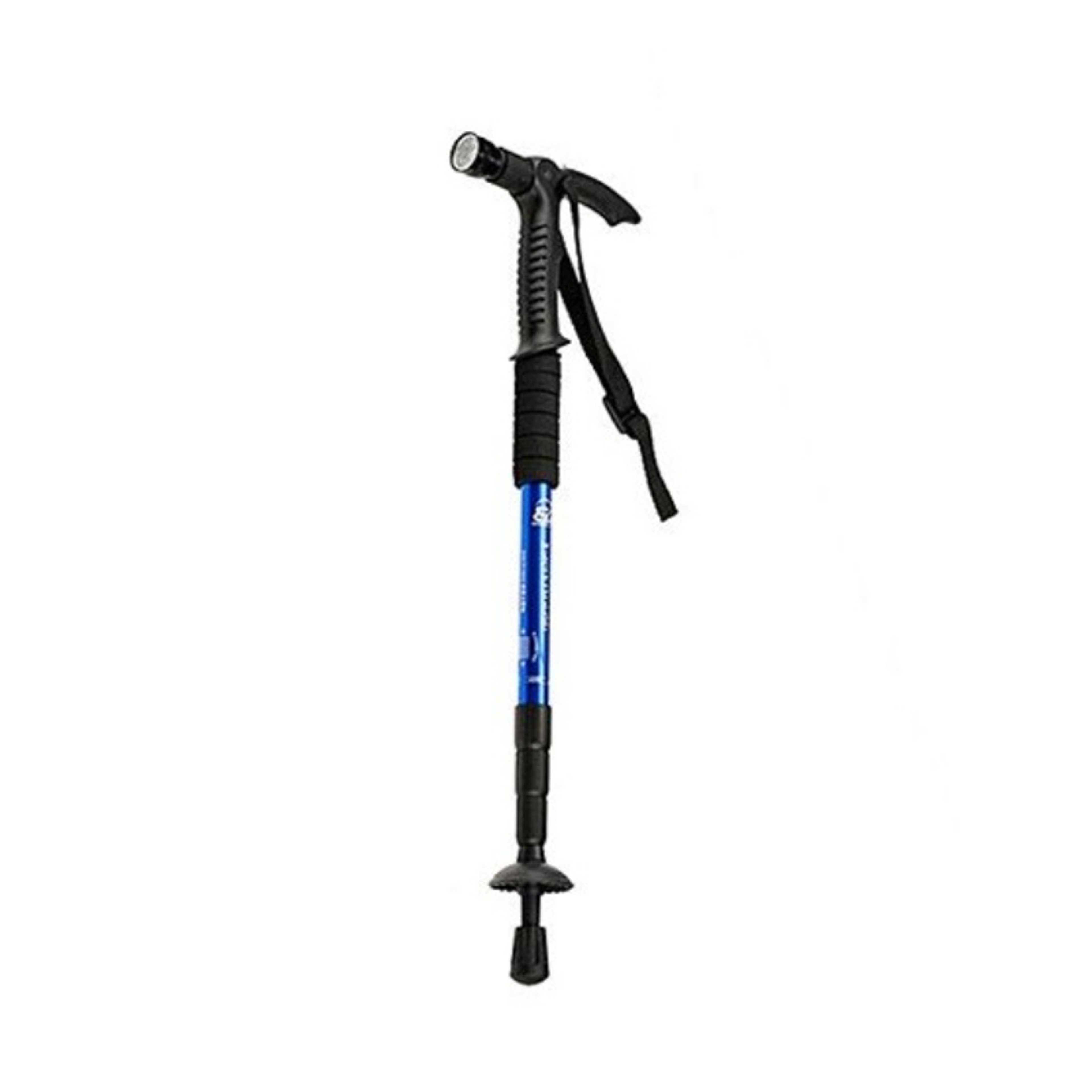 Elderly Walking Blue  Stick with LED Lighting Telescopic Walking Cane Old Men Women Crutches Hiking Trekking Poles for Mothers Fathers - Product Main Image