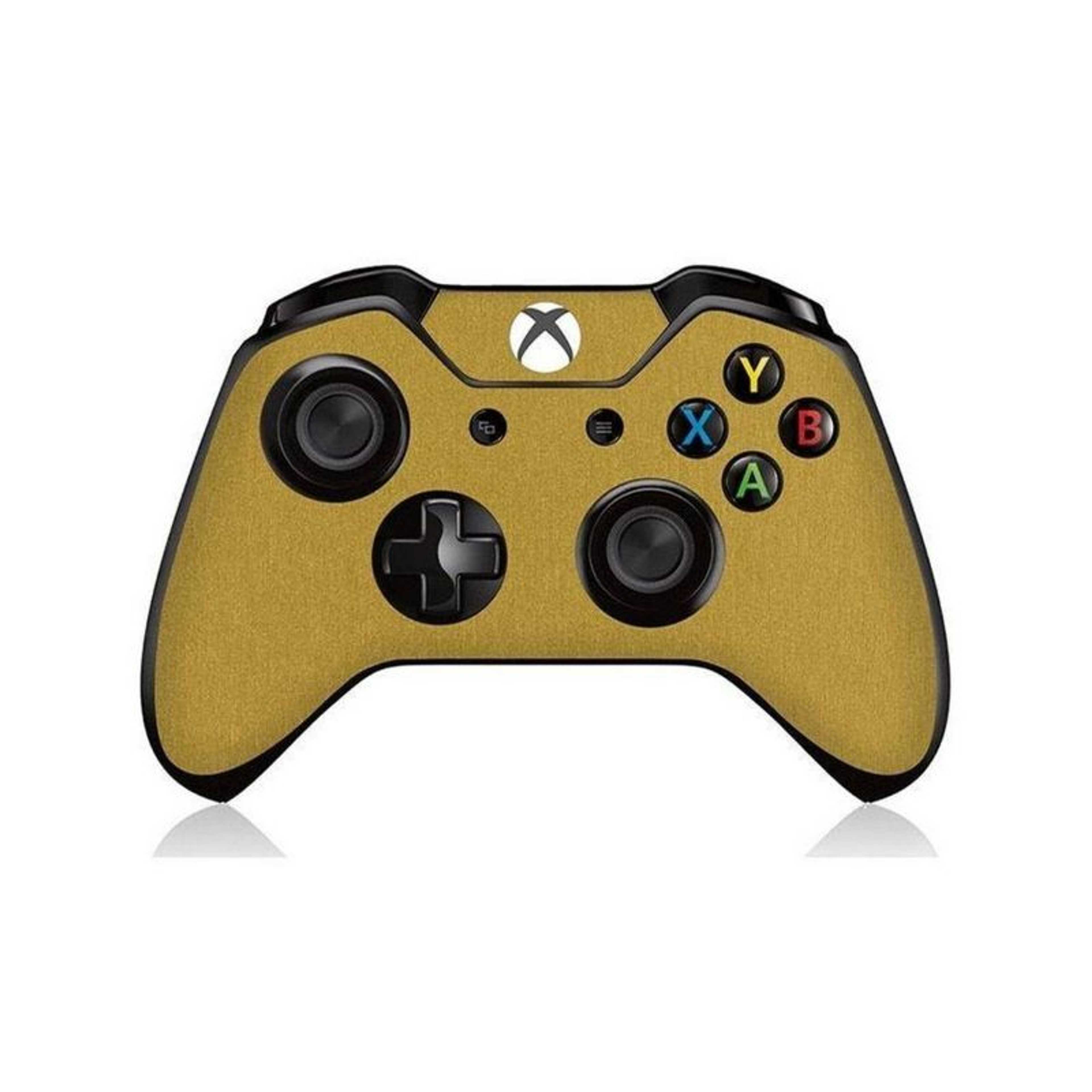 XBOX ONE Controller Golden Brushed Metal Texture Skin