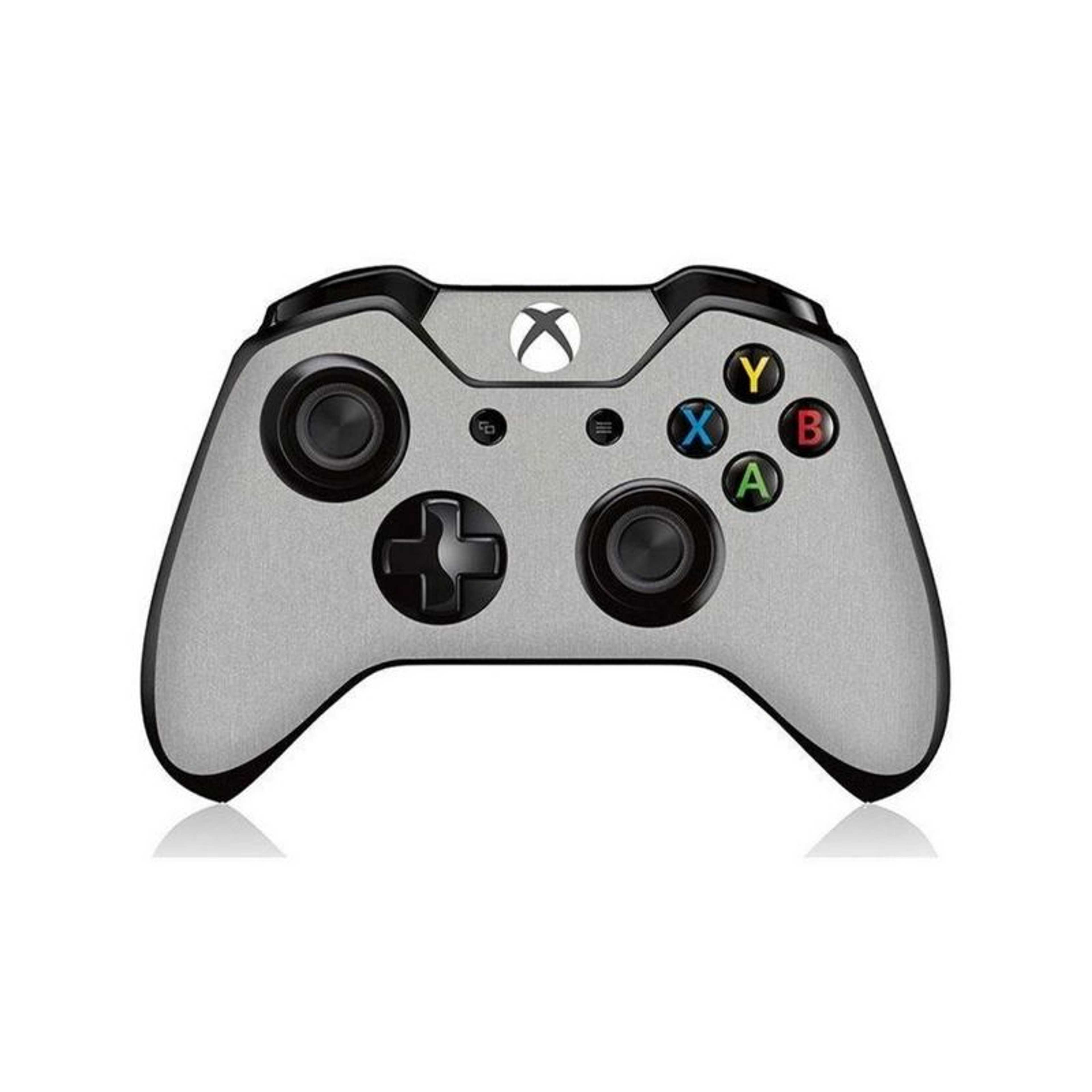 XBOX ONE Controller Silver Brushed Metal Texture Skin
