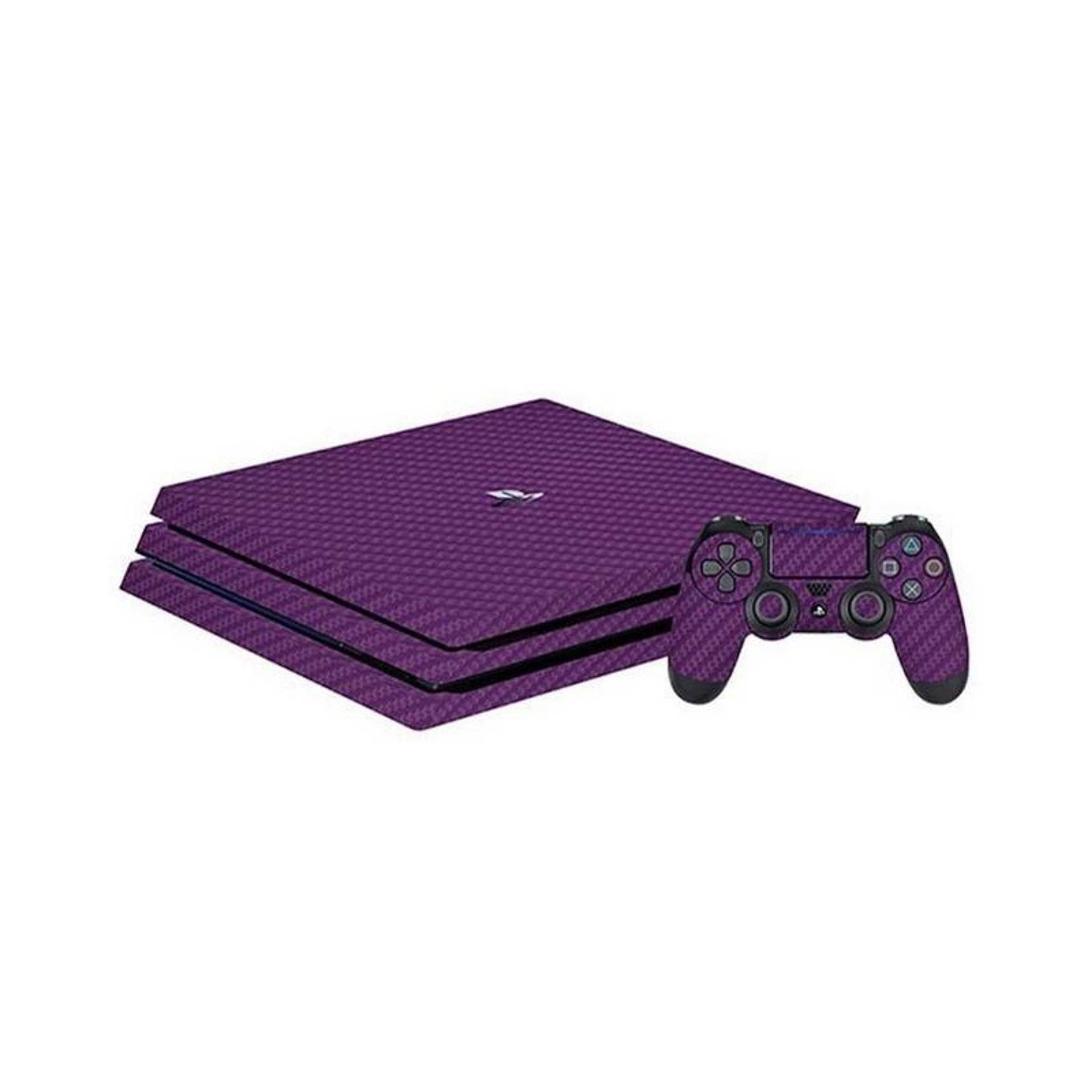 PS4 Carbon Fiber Texture Skin - Purple