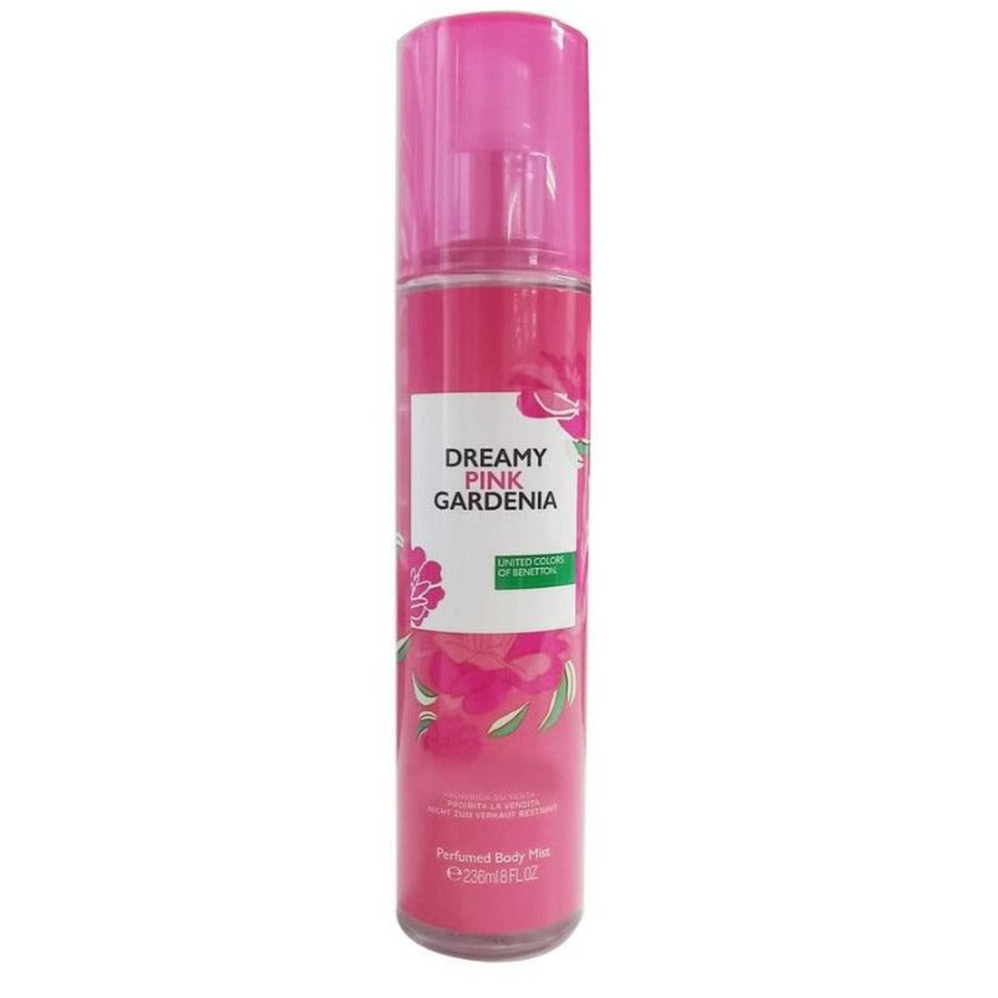 Benetton Body Mist Dreaming Pink Gardenia - 236ml