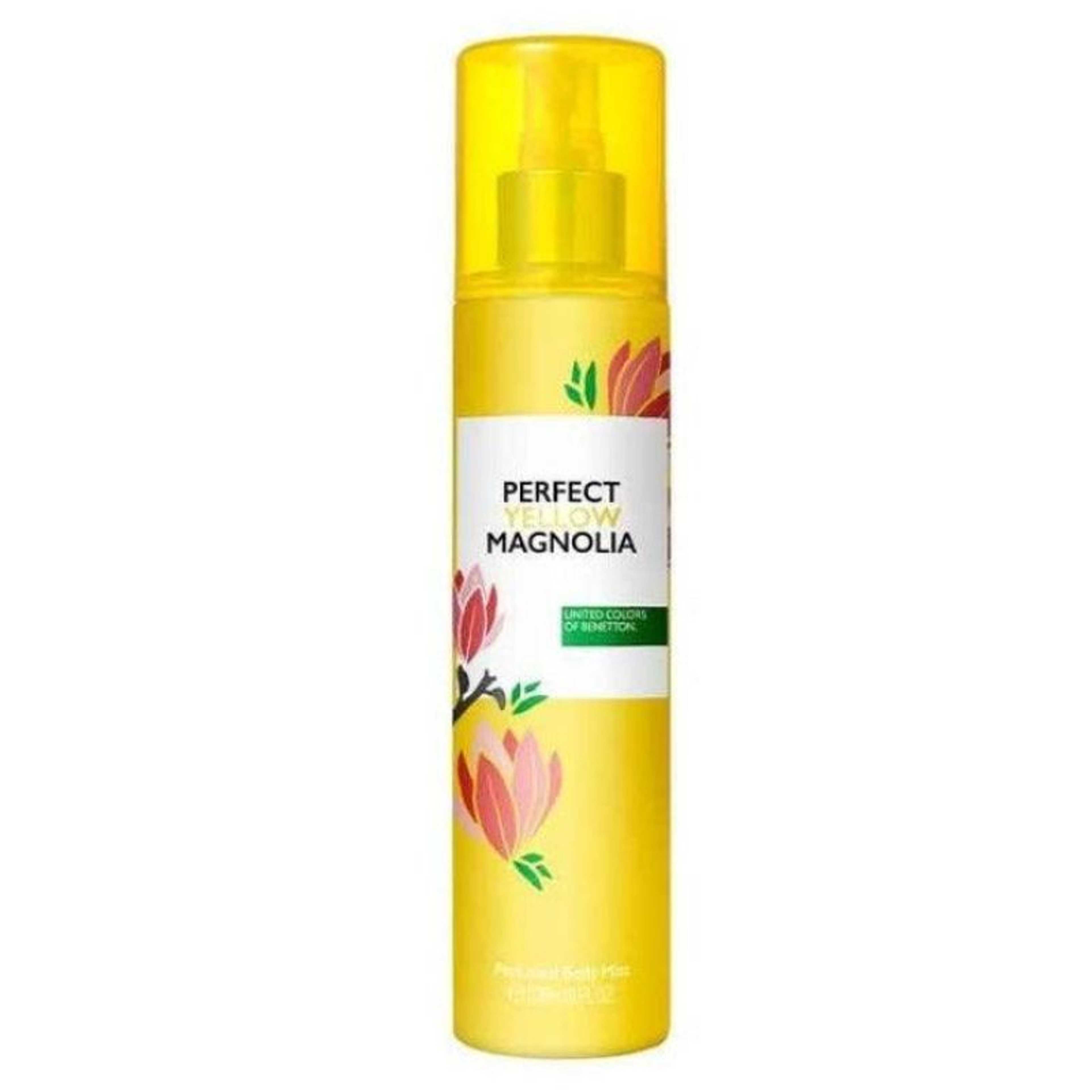 Benetton Body Mist Perfect Yellow Magnolia - 236ml