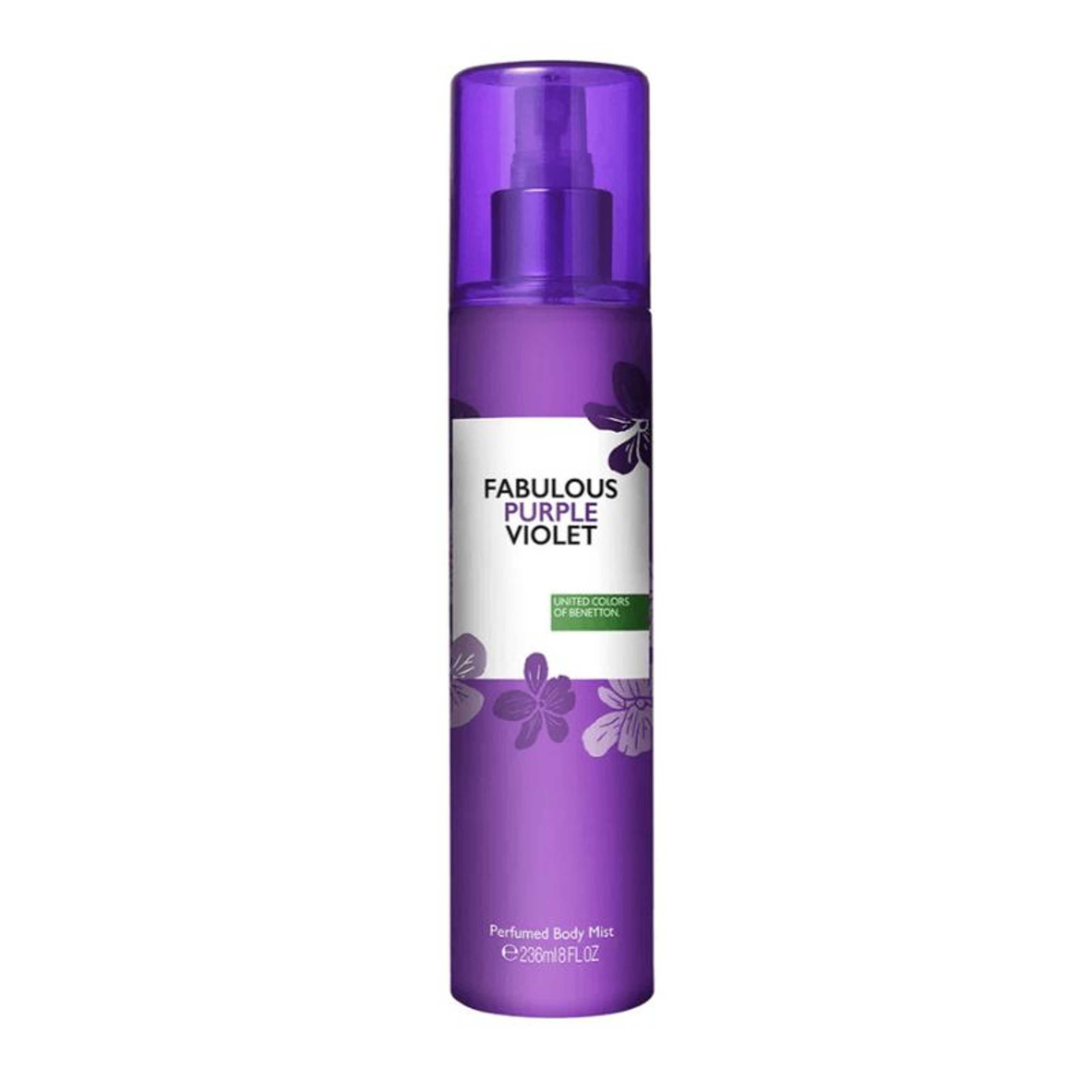 Benetton Body Mist Fabulous Purple Violet - 236ml