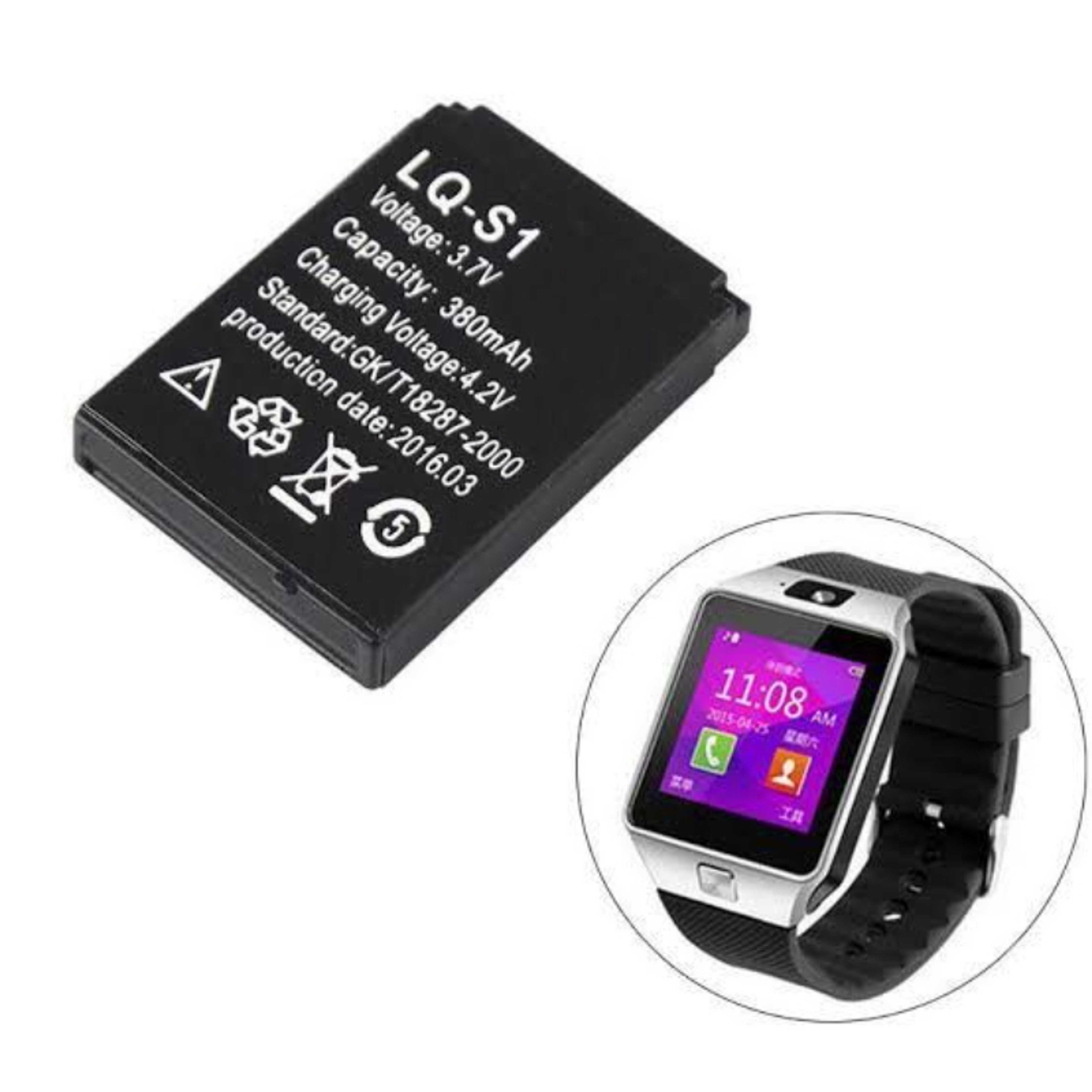 Smart Watch Li-ion Polymer Battery 380mAh 3.7V