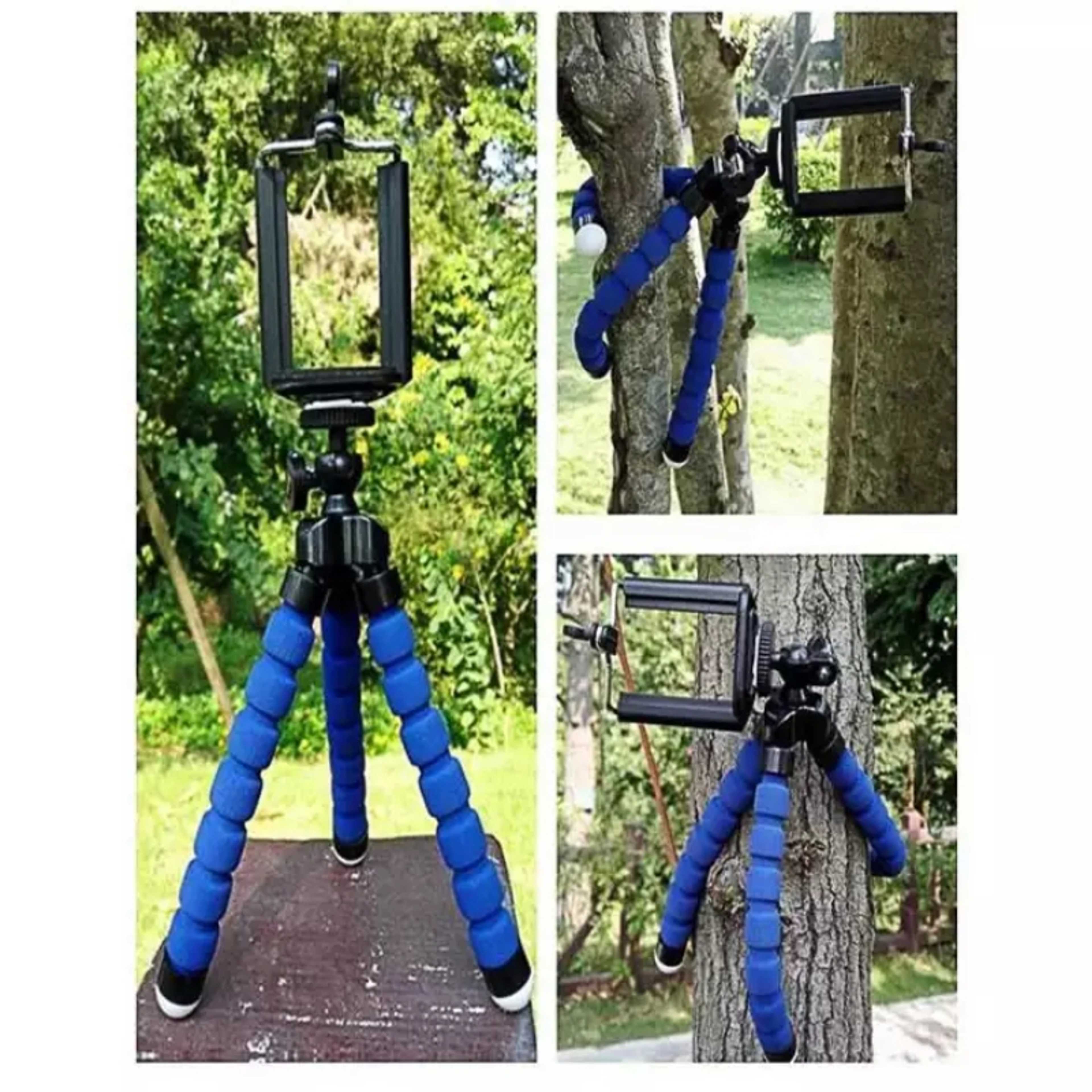 Flexible Mobile Stand Blue Tripod - Product Main Image