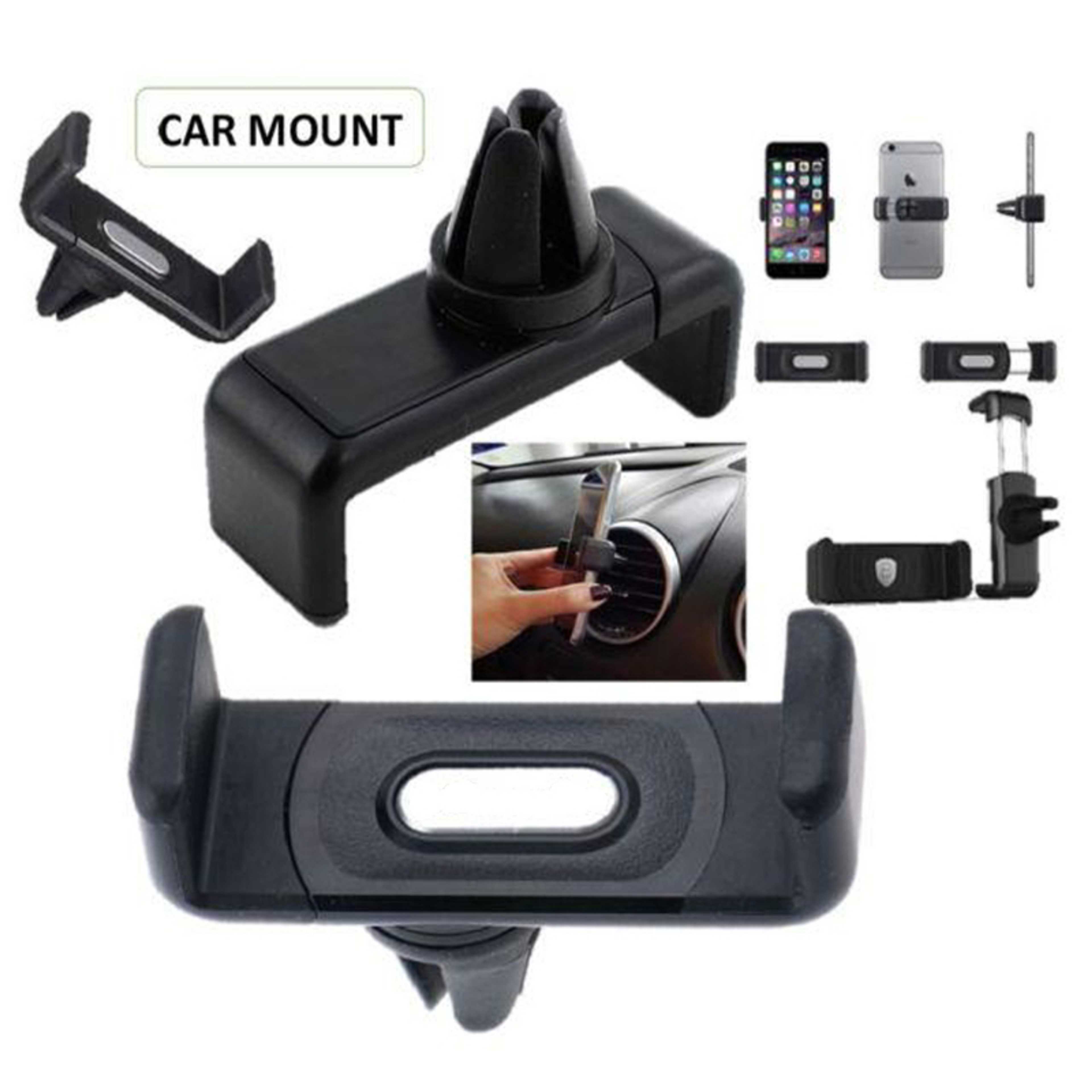 Car Mount Ventilation Cell Phone Mount - Universal Holder - Car - 360 Degree Rotation