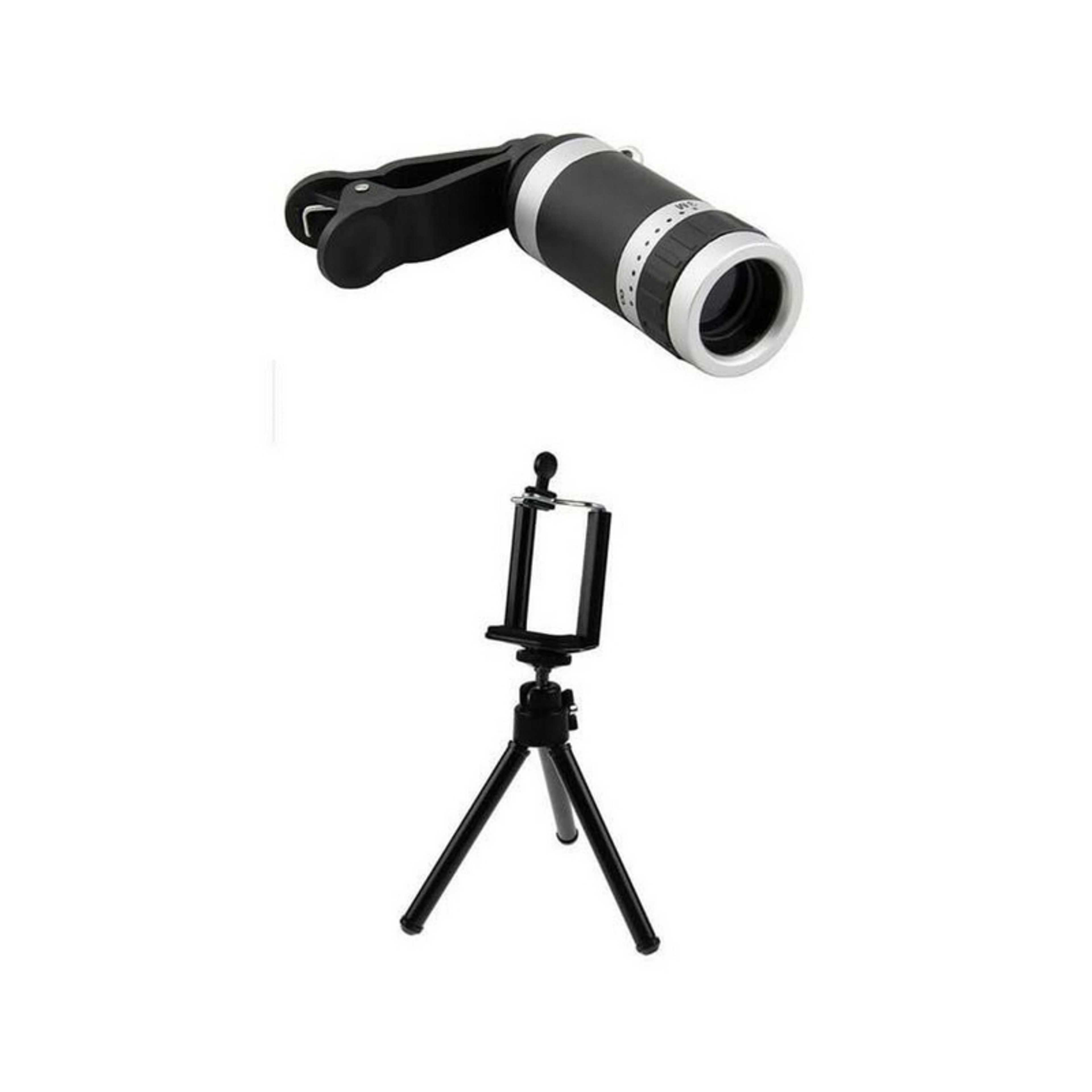 Pack of 2 - 8X Zoom Mobile Camera Lens With Tripod Stand - Product Main Image