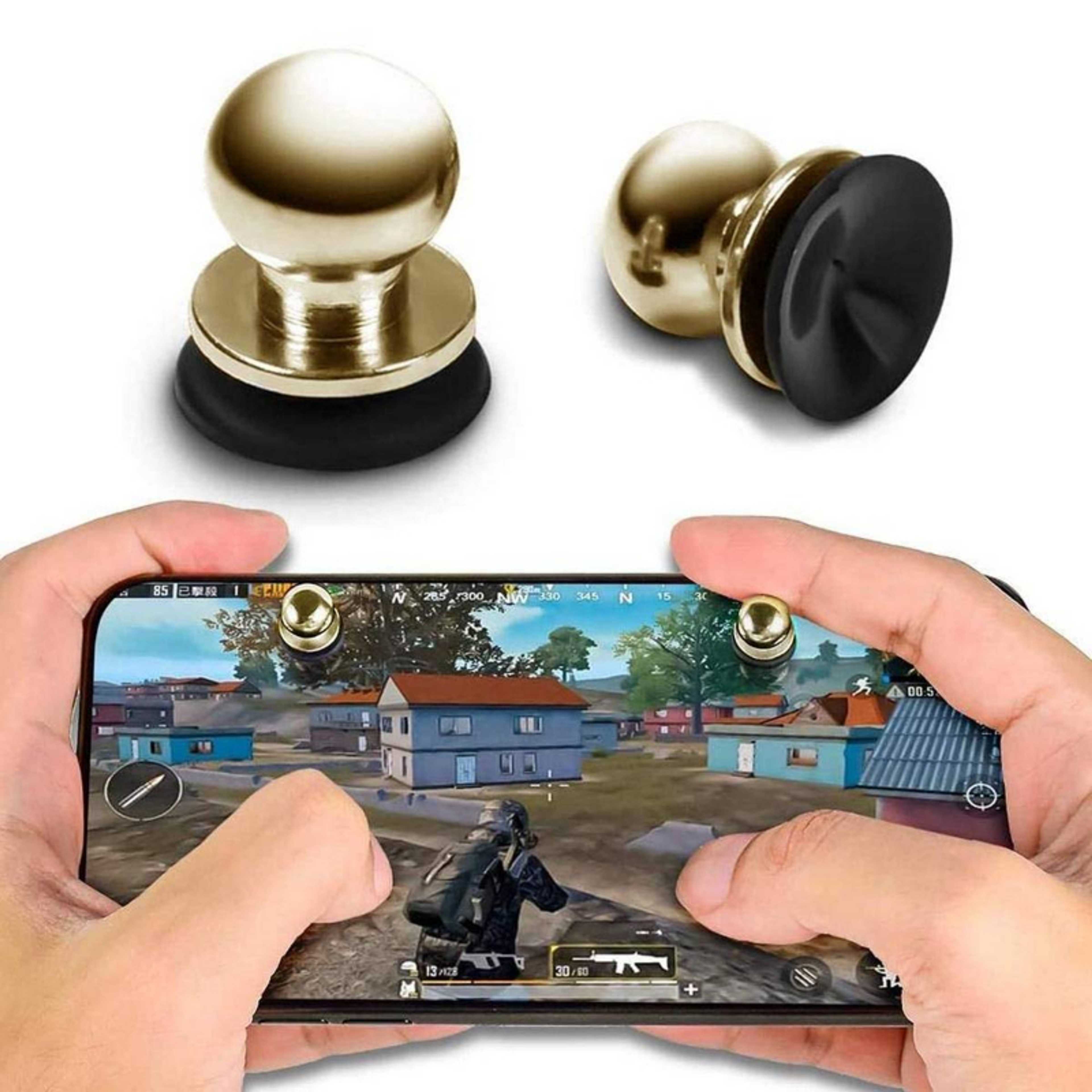 Metal Joystick Trigger for Mobile Gaming Controller Fire Buttons L1 R1 for PUBG Gamers