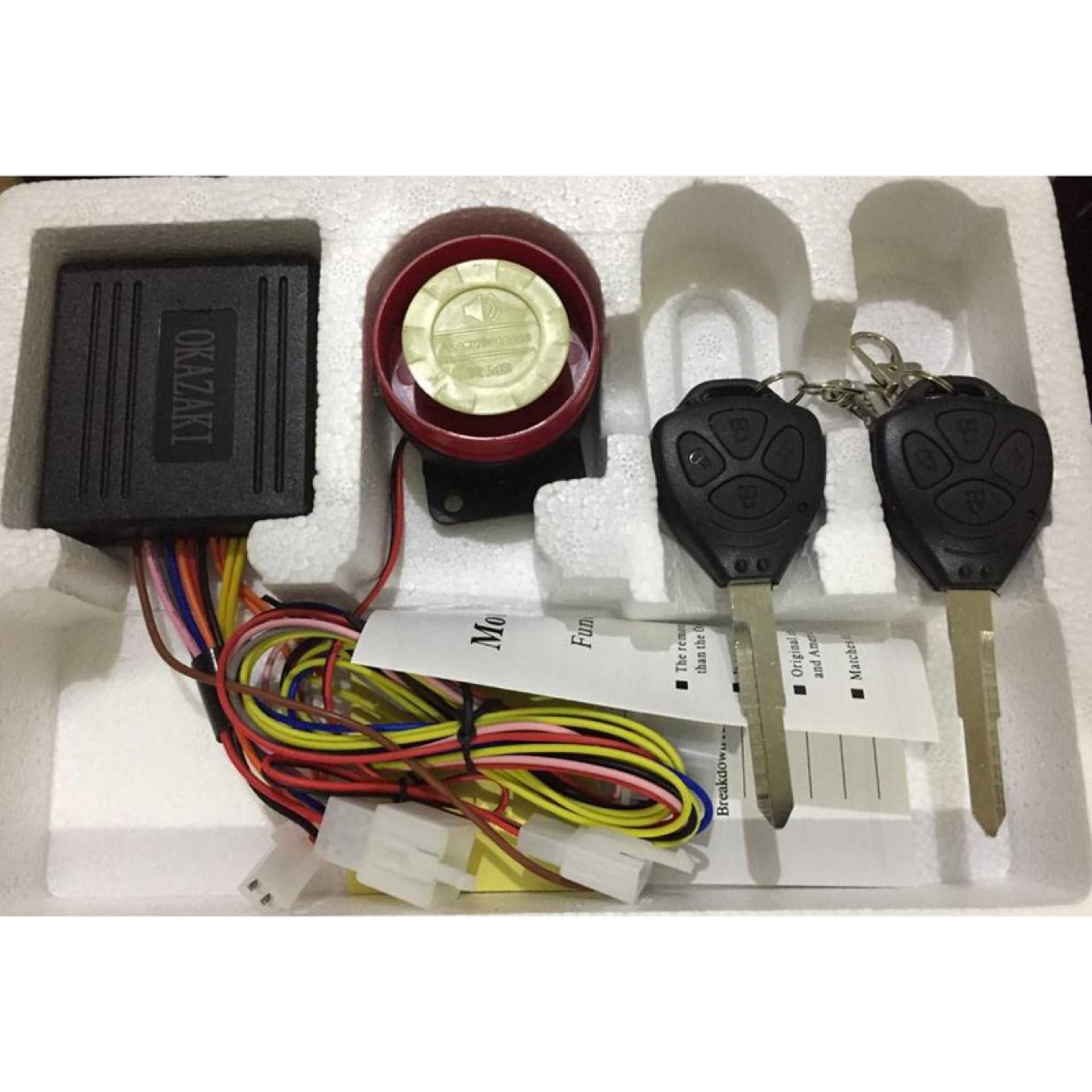 Motorcycle Security Alarm System Anti Theft Alarm System For Bikes