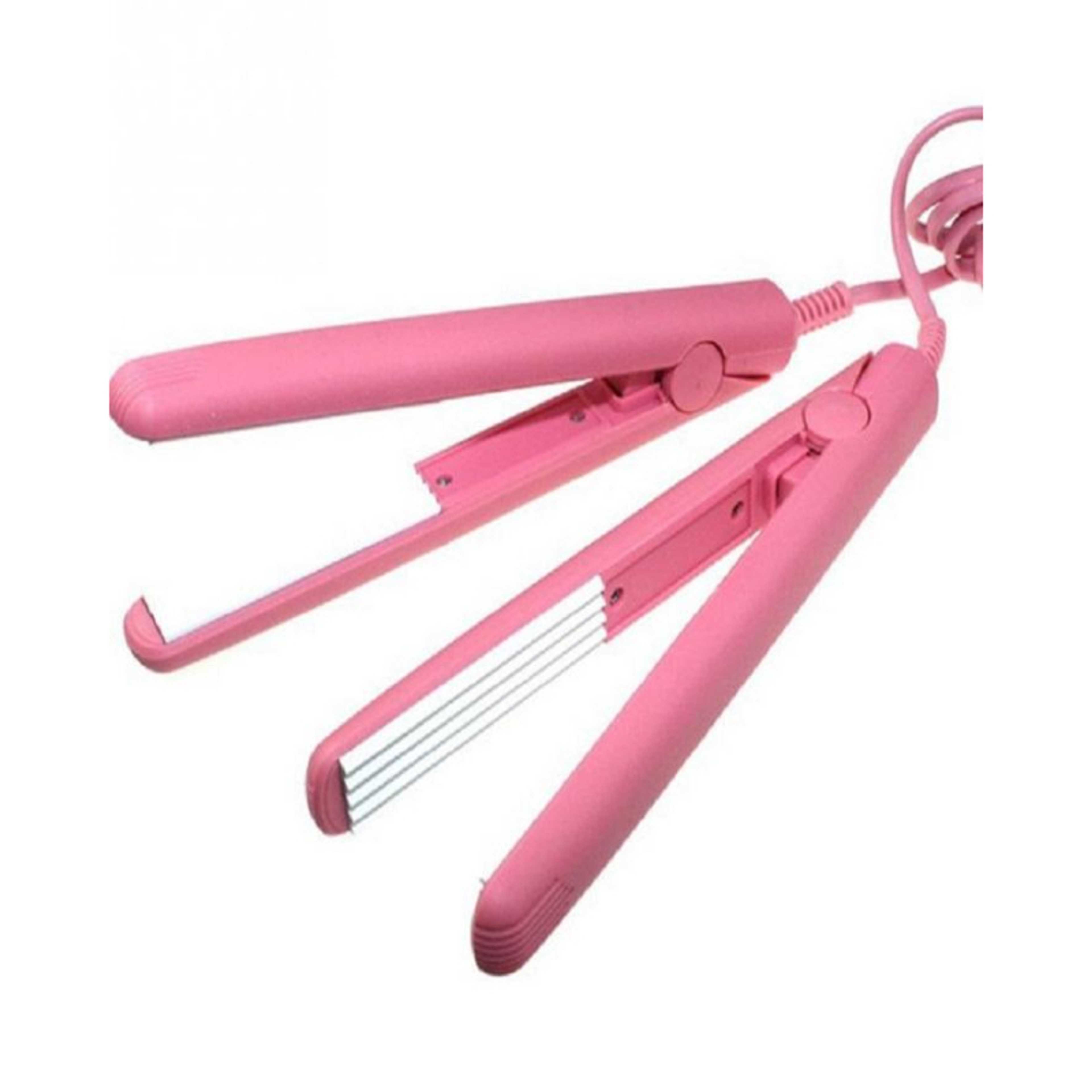 Pack of 2 Hair Crimper and Mini Hair Straightner And Straightener - Product Main Image
