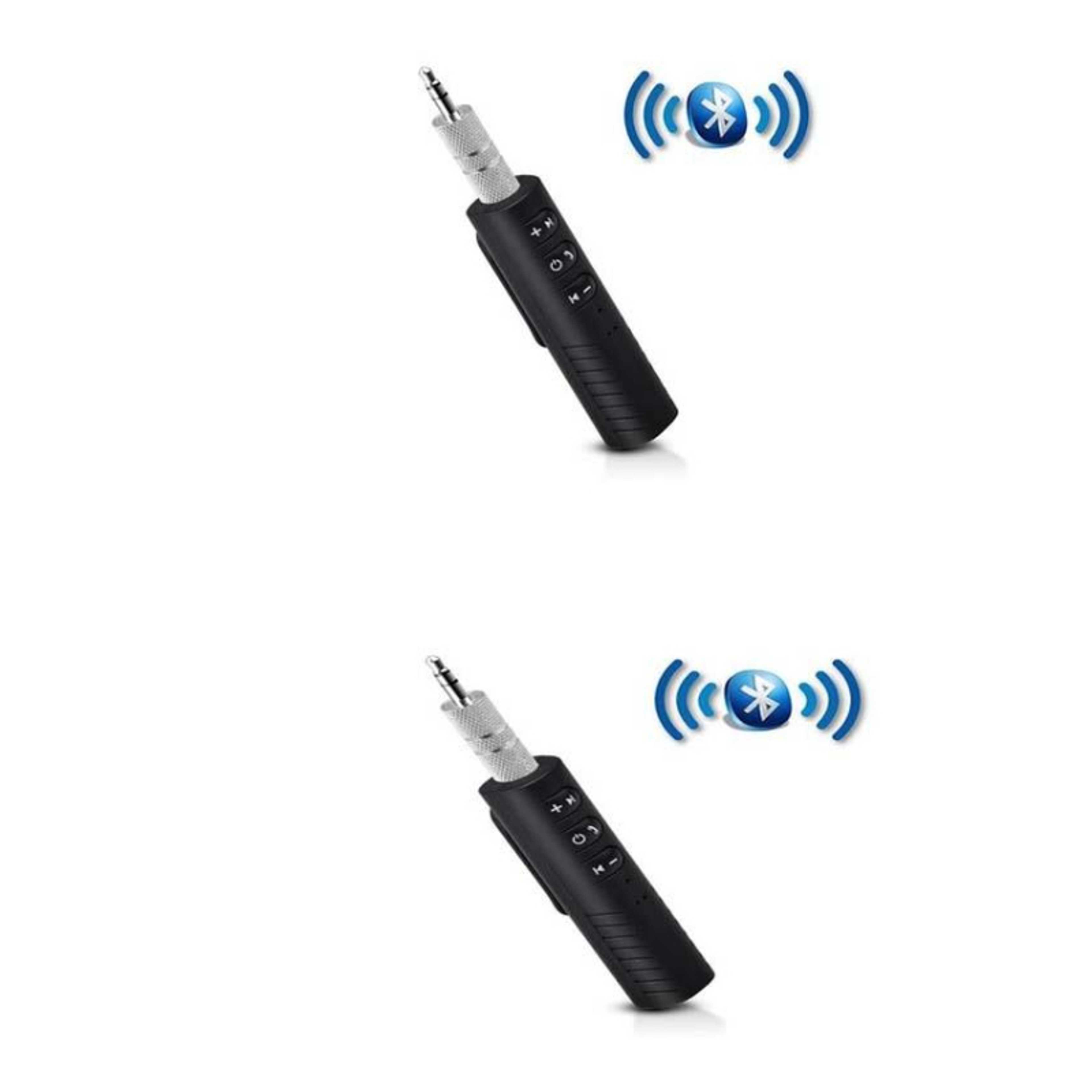 Pack of 2 Wireless Car Bluetooth AUX Audio Stereo Music Reciever