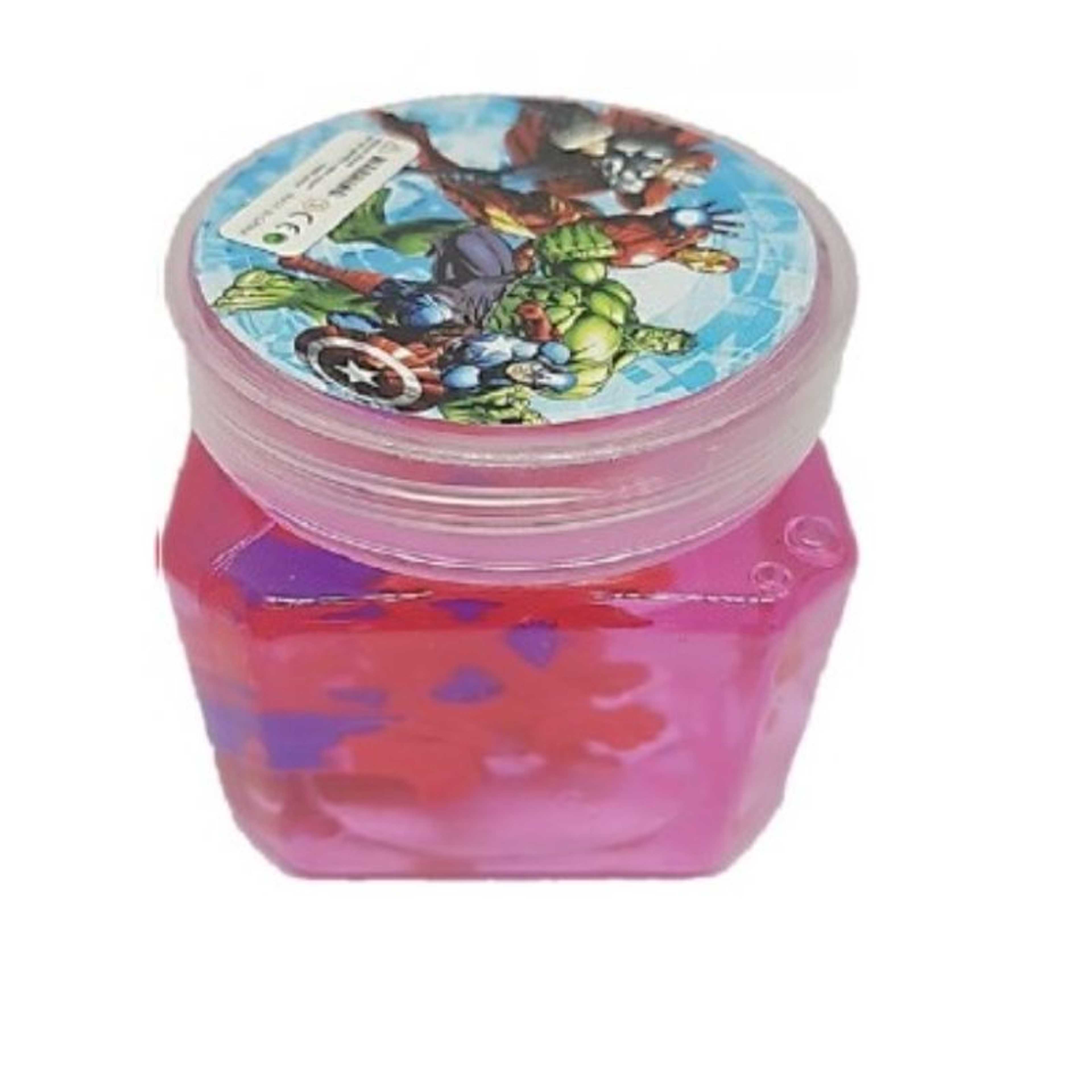 Random Color Avengers Crystal Mud Putty Slime with Figurine, Jelly Clay for Kids & Teens