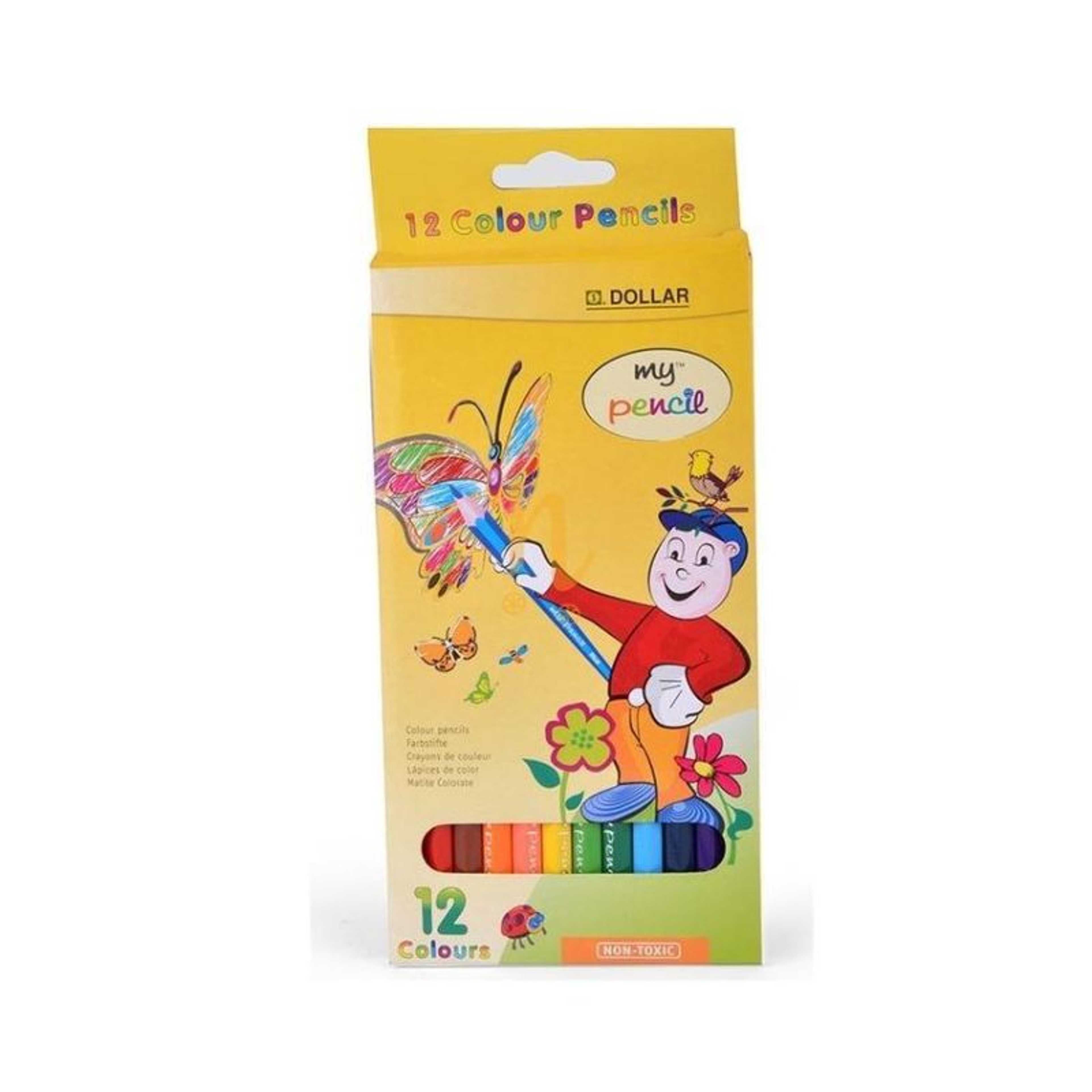 Pack of 12 - Dolar Color Pencils