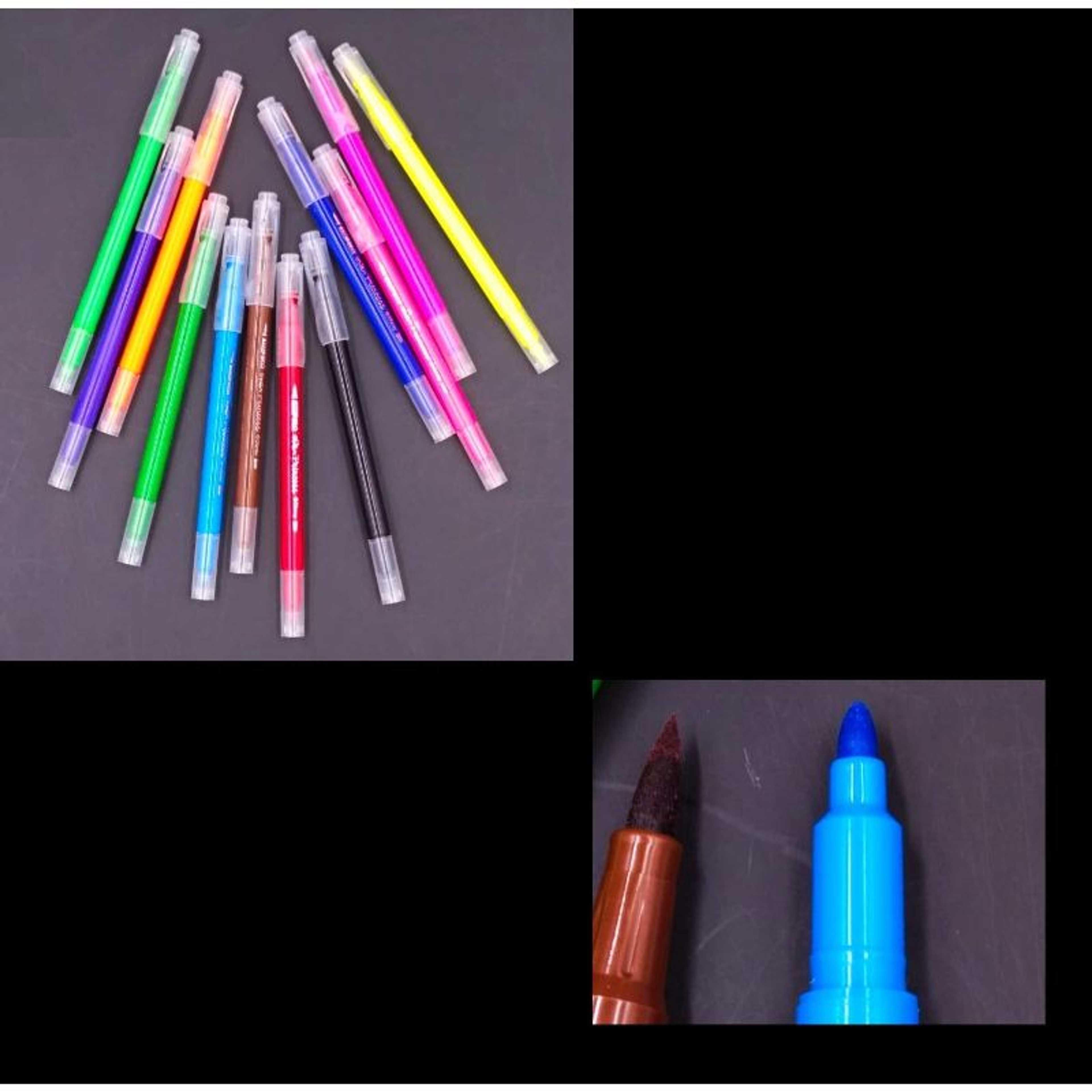 Double-Sided Markers (Brush Tip & Fine Tip Markers)