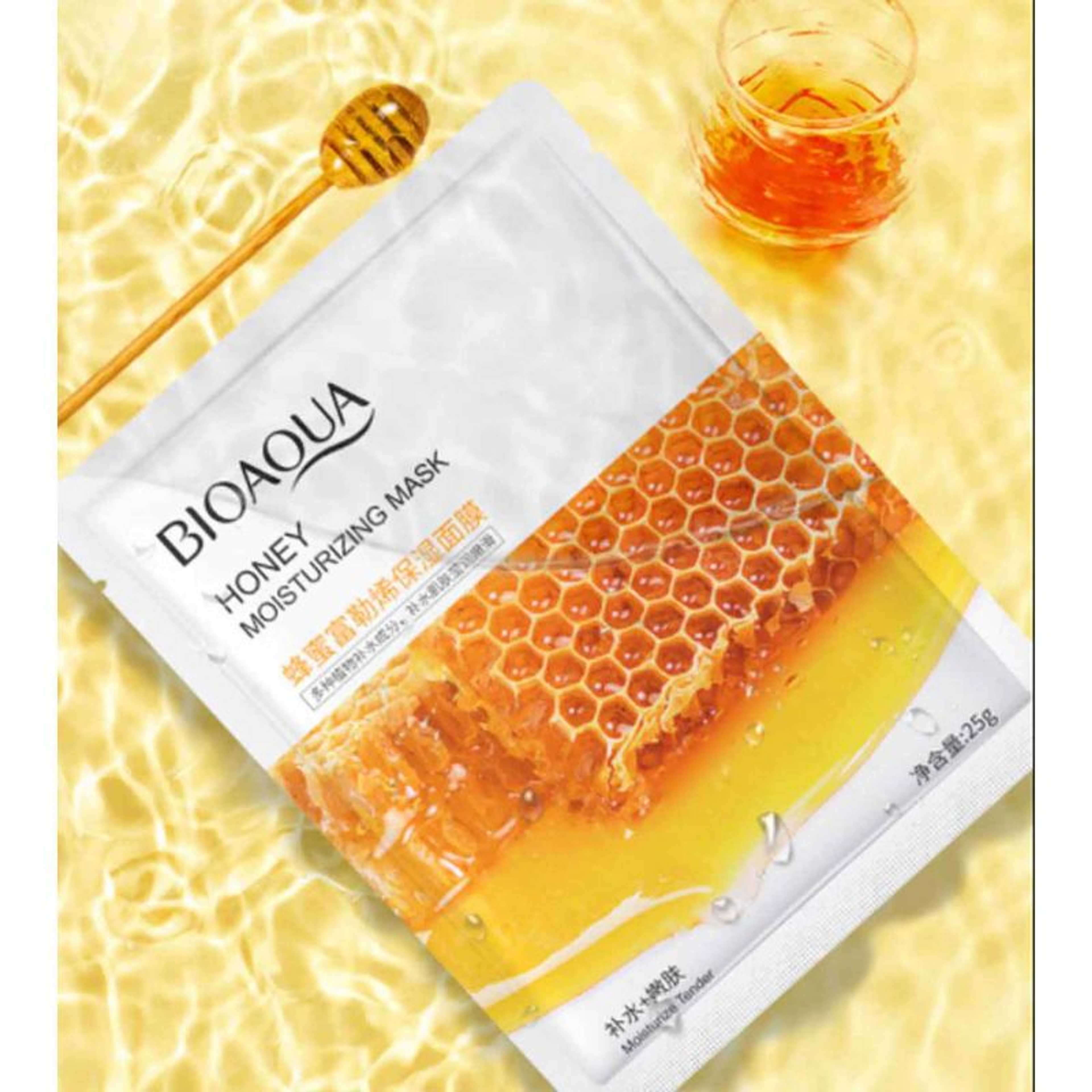 Bioaqua Honey Moisturizing Skin Care Oil Control Mask - Product Main Image